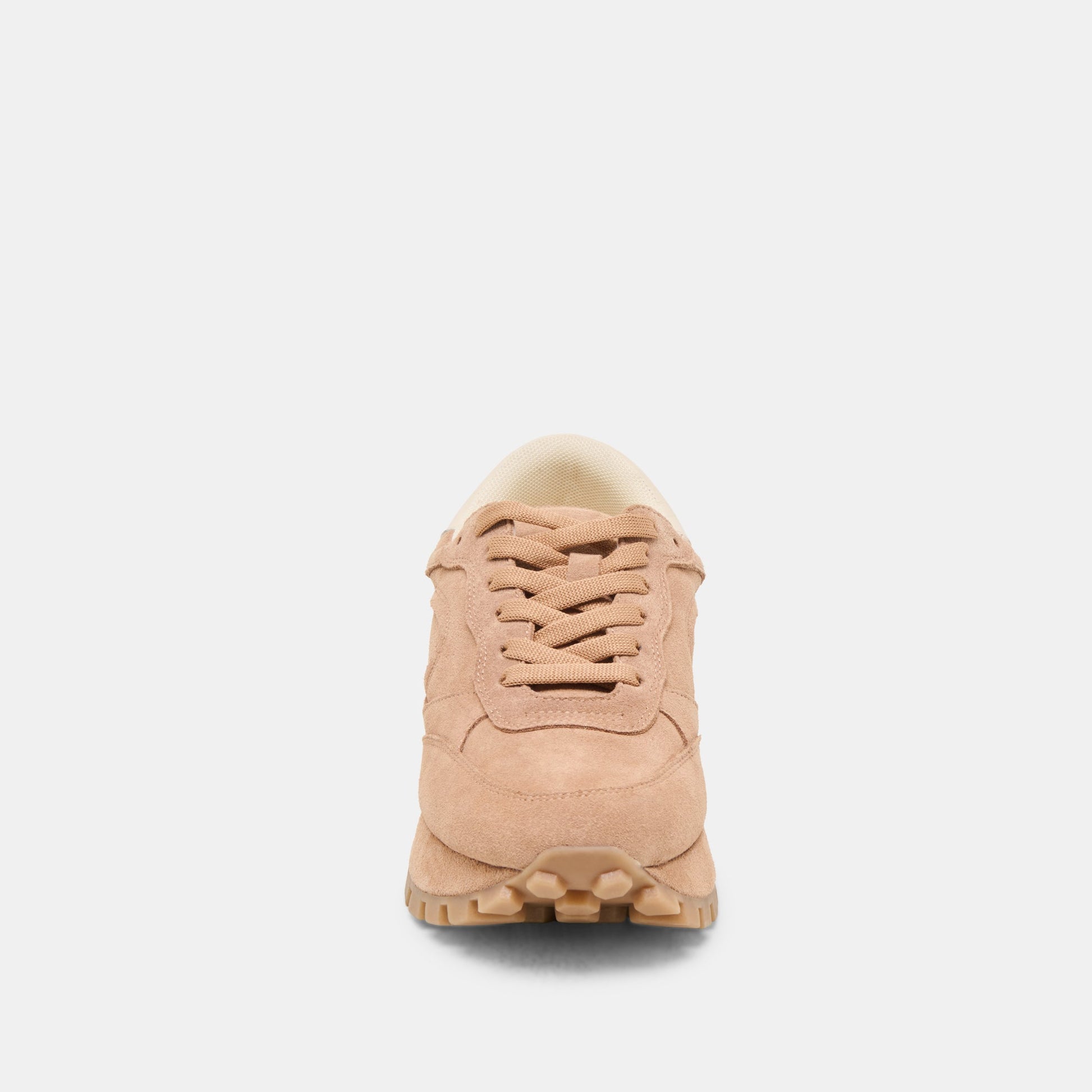 Tricia Toffee Suede Sneakers