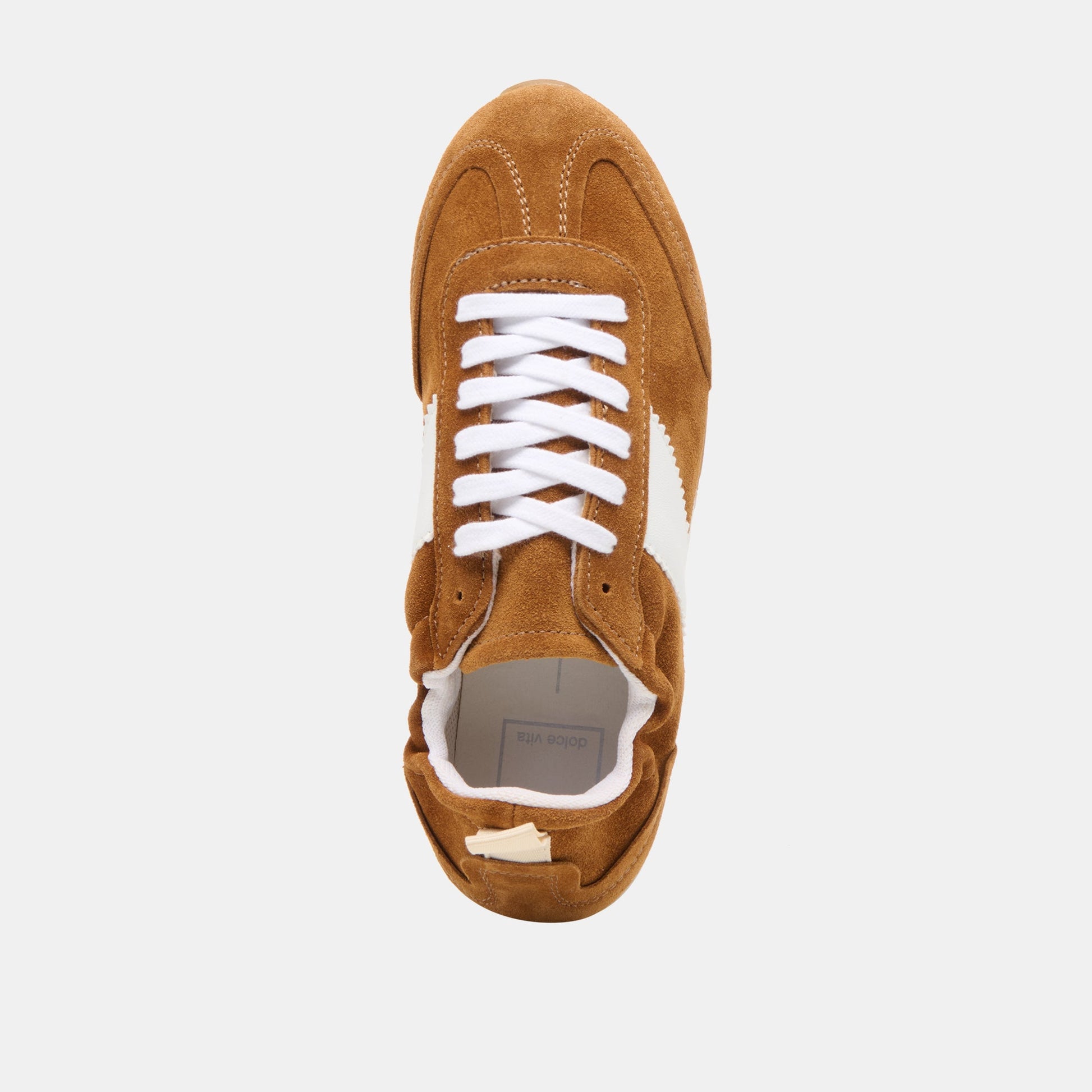 Shyla Cognac Suede Sneakers