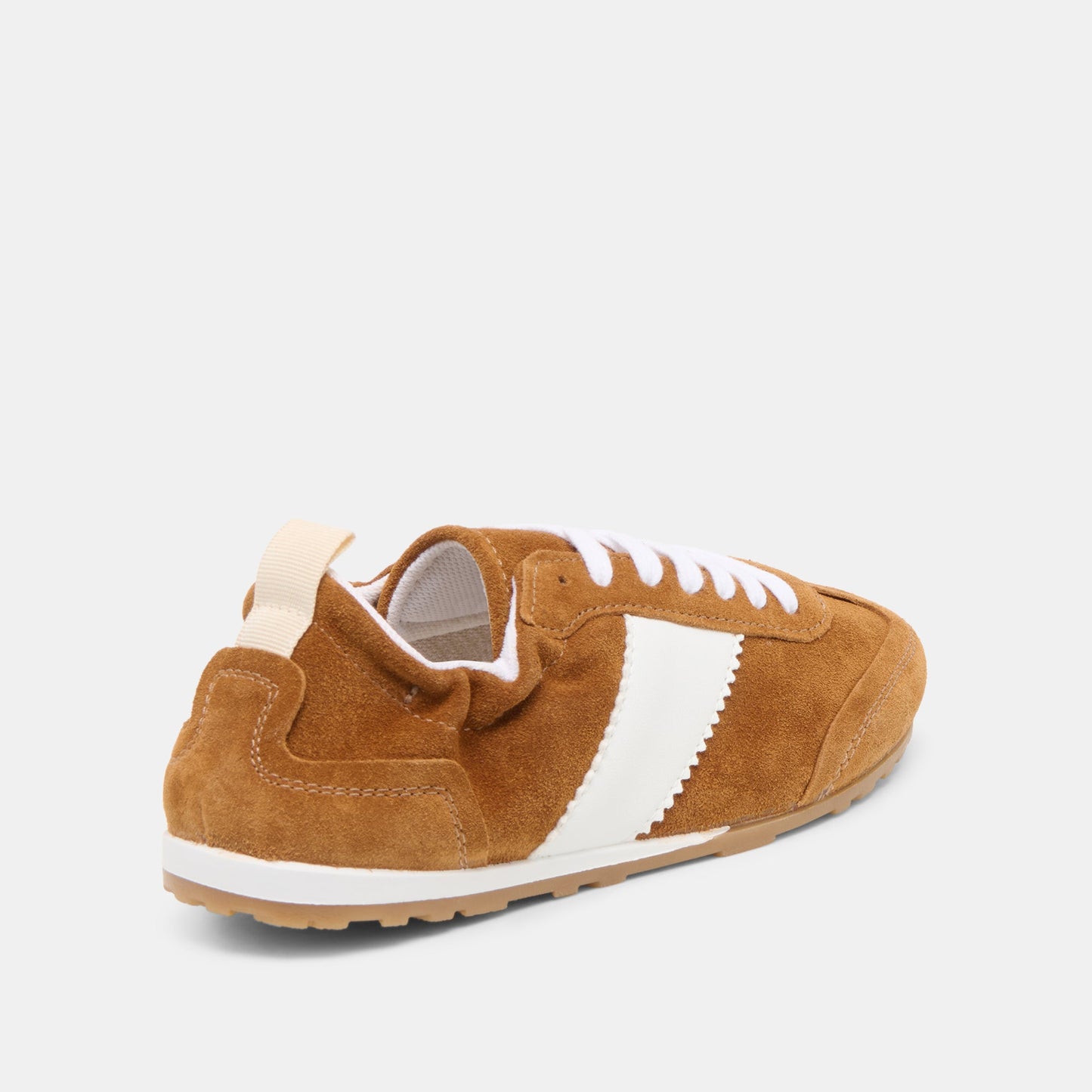 Shyla Cognac Suede Sneakers