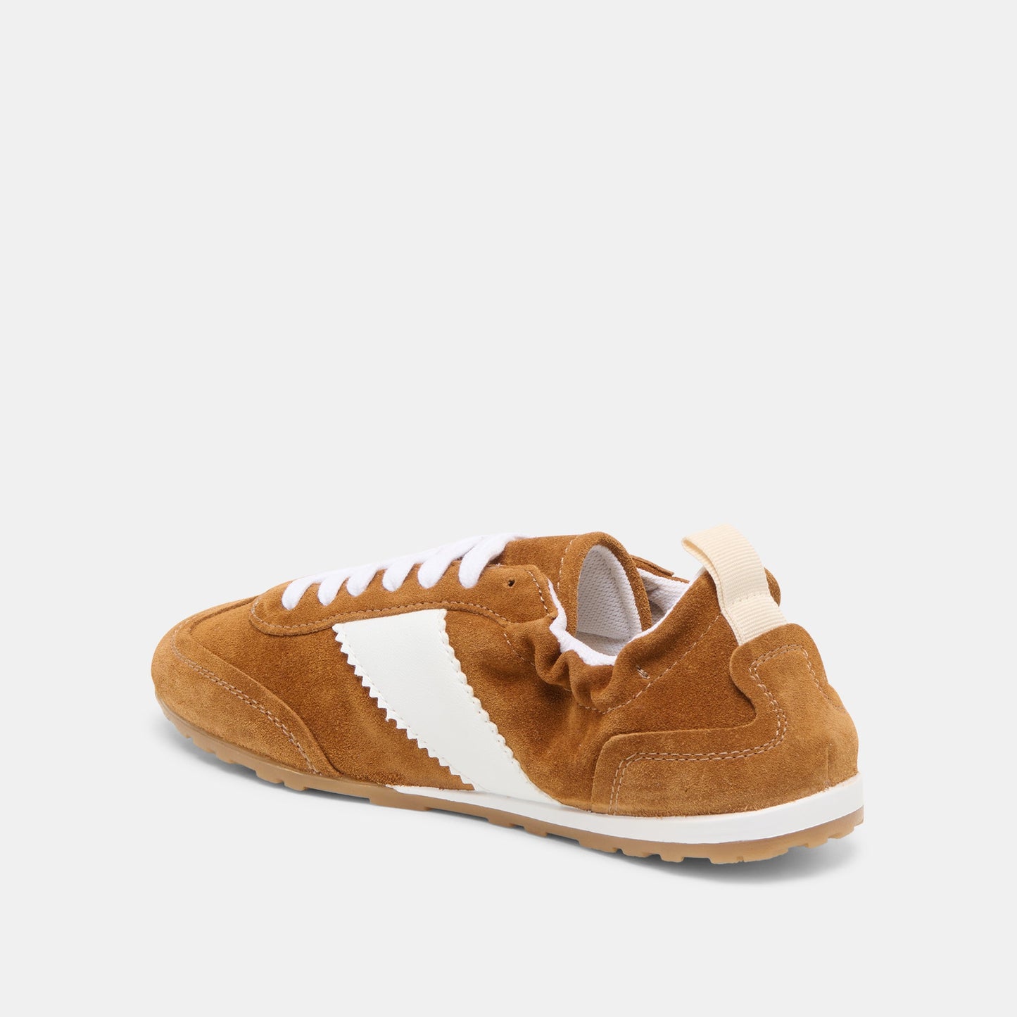 Shyla Cognac Suede Sneakers