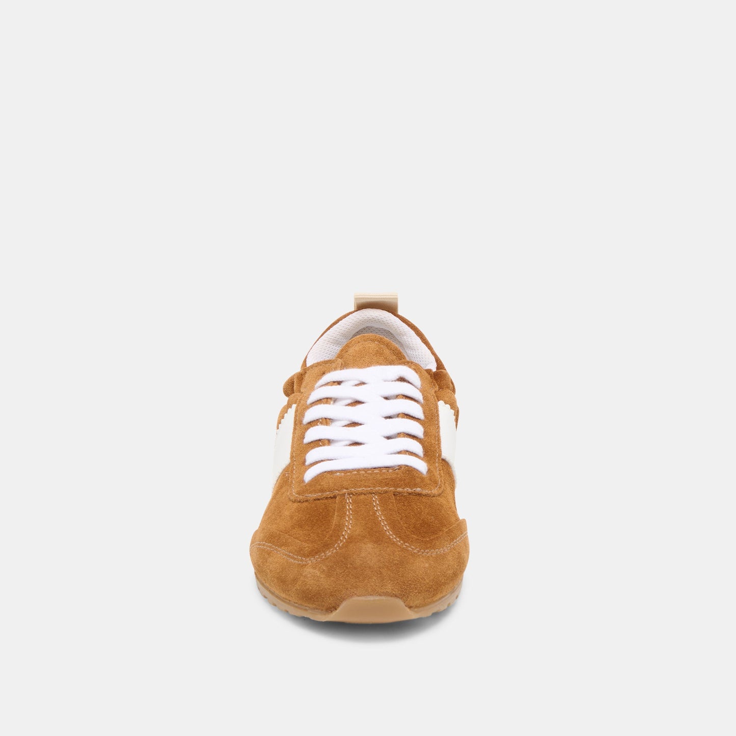 Shyla Cognac Suede Sneakers