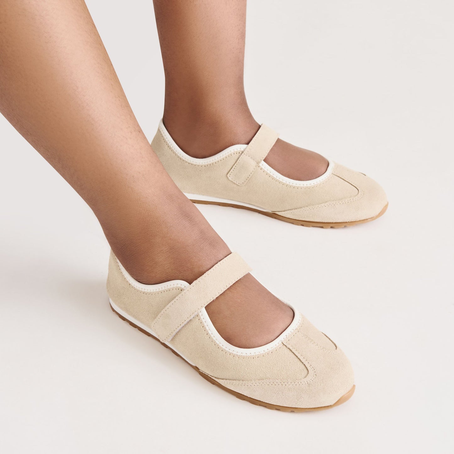 Sofya Camel Suede Sneakers