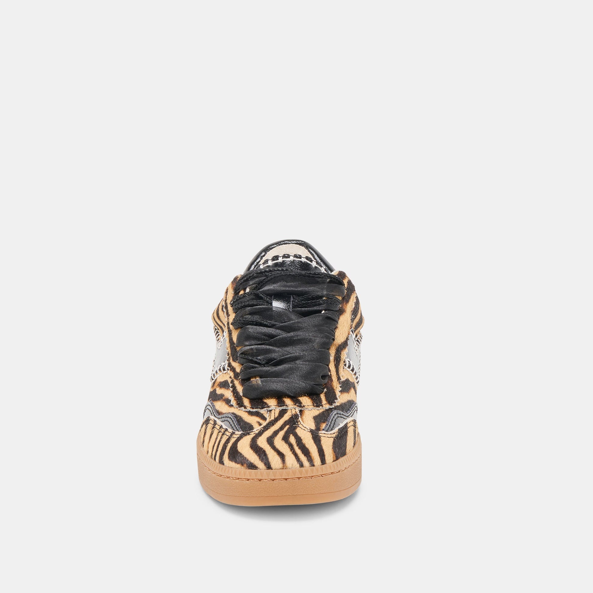 Notice Stitch Tiger Calf Hair Sneakers