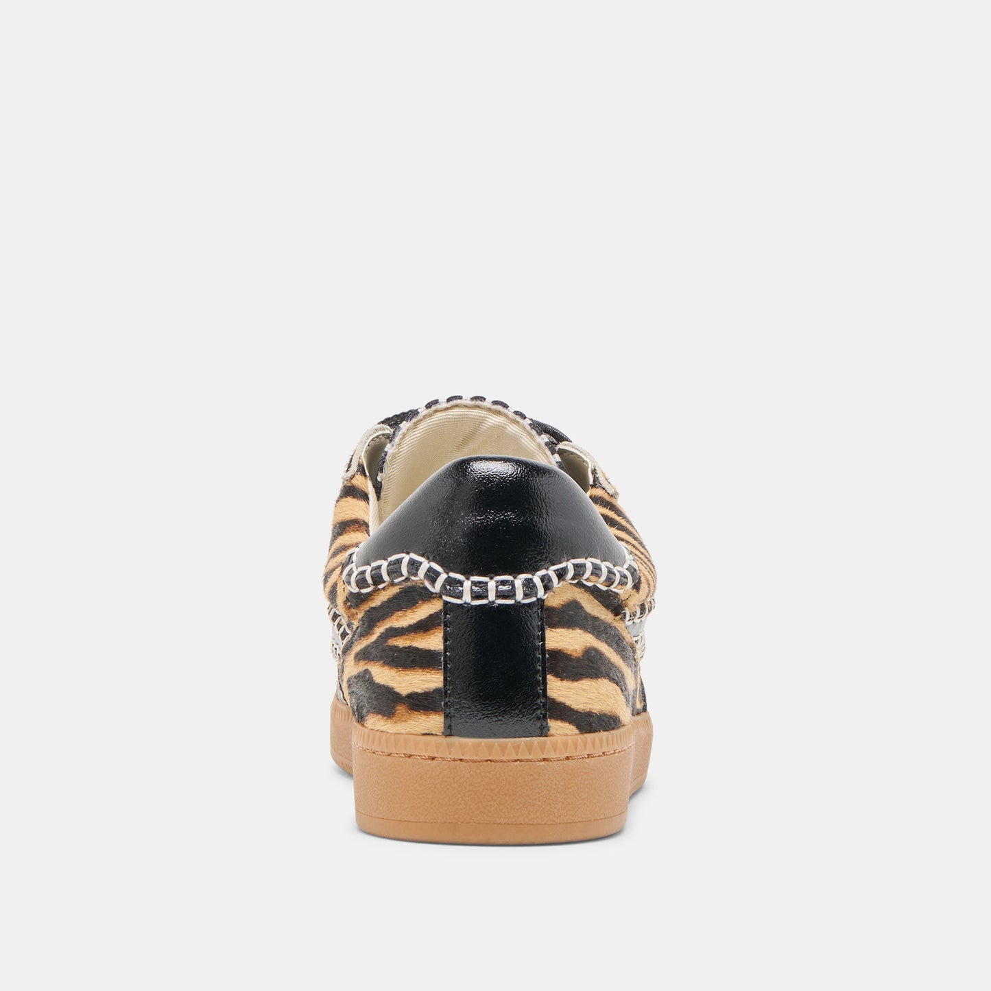 Notice Stitch Tiger Calf Hair Sneakers