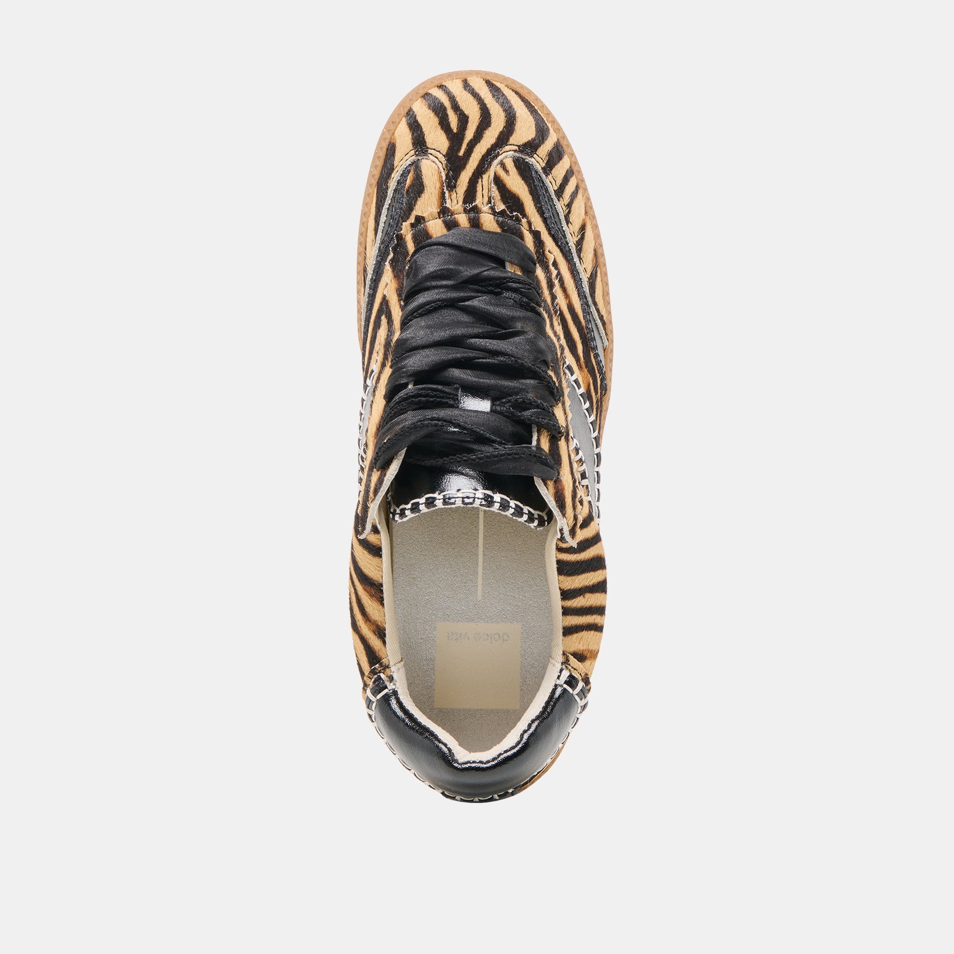 Notice Stitch Tiger Calf Hair Sneakers