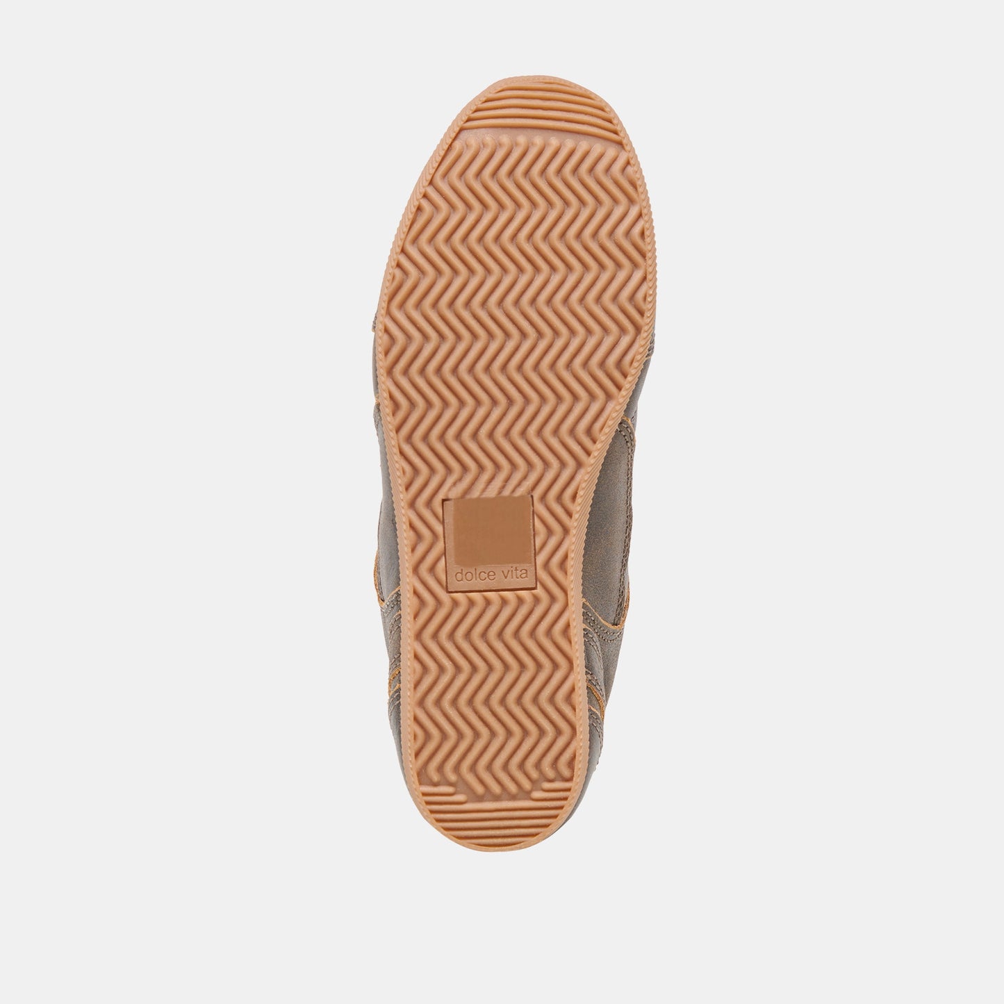 Laini Brown Distressed Leather Sneakers