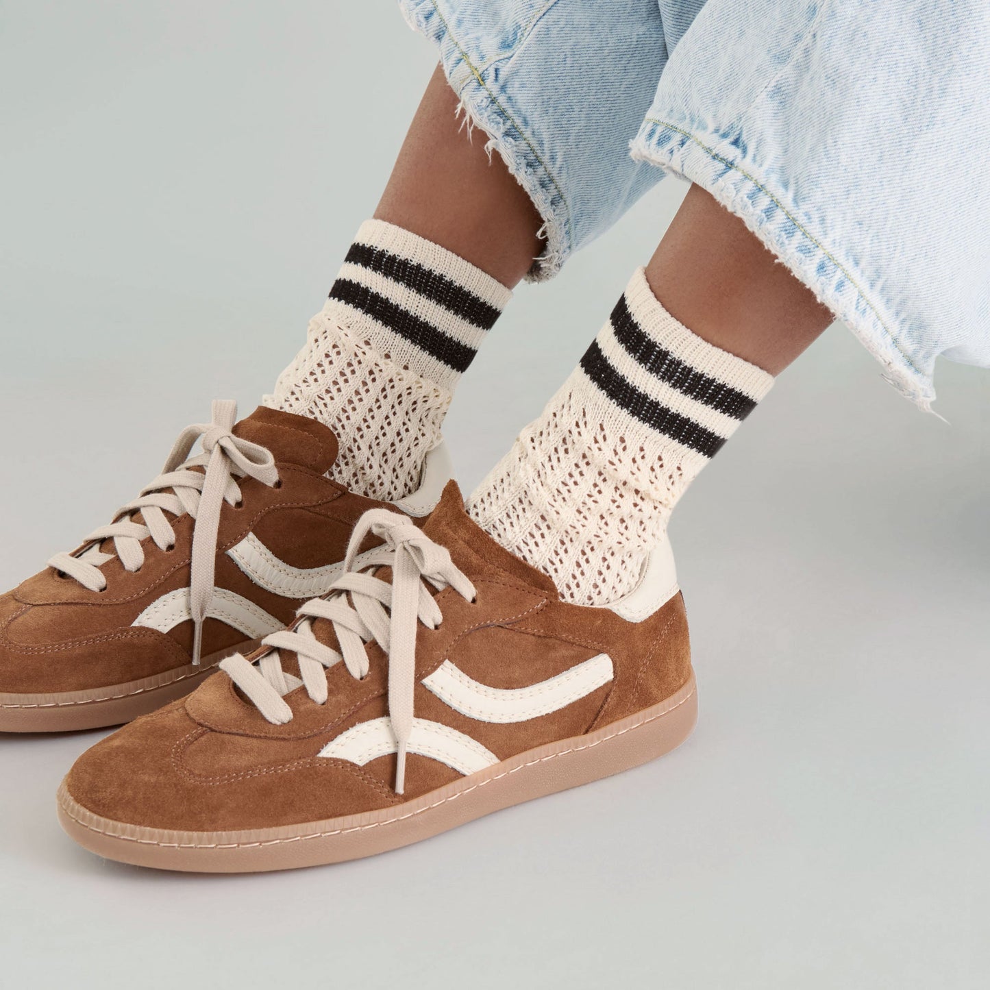 Rebel Pecan Suede Sneakers