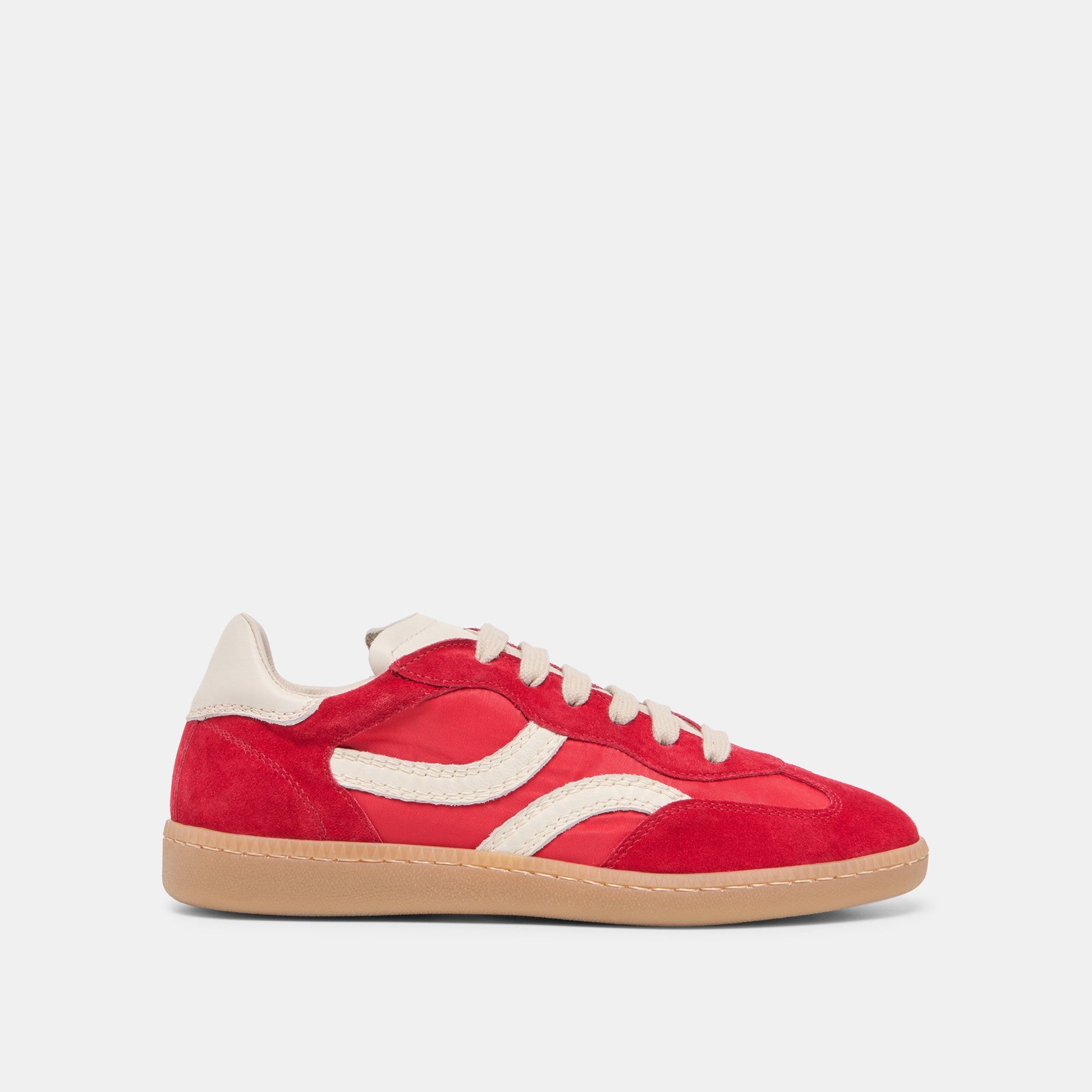 Rebel Crimson Nylon Sneakers