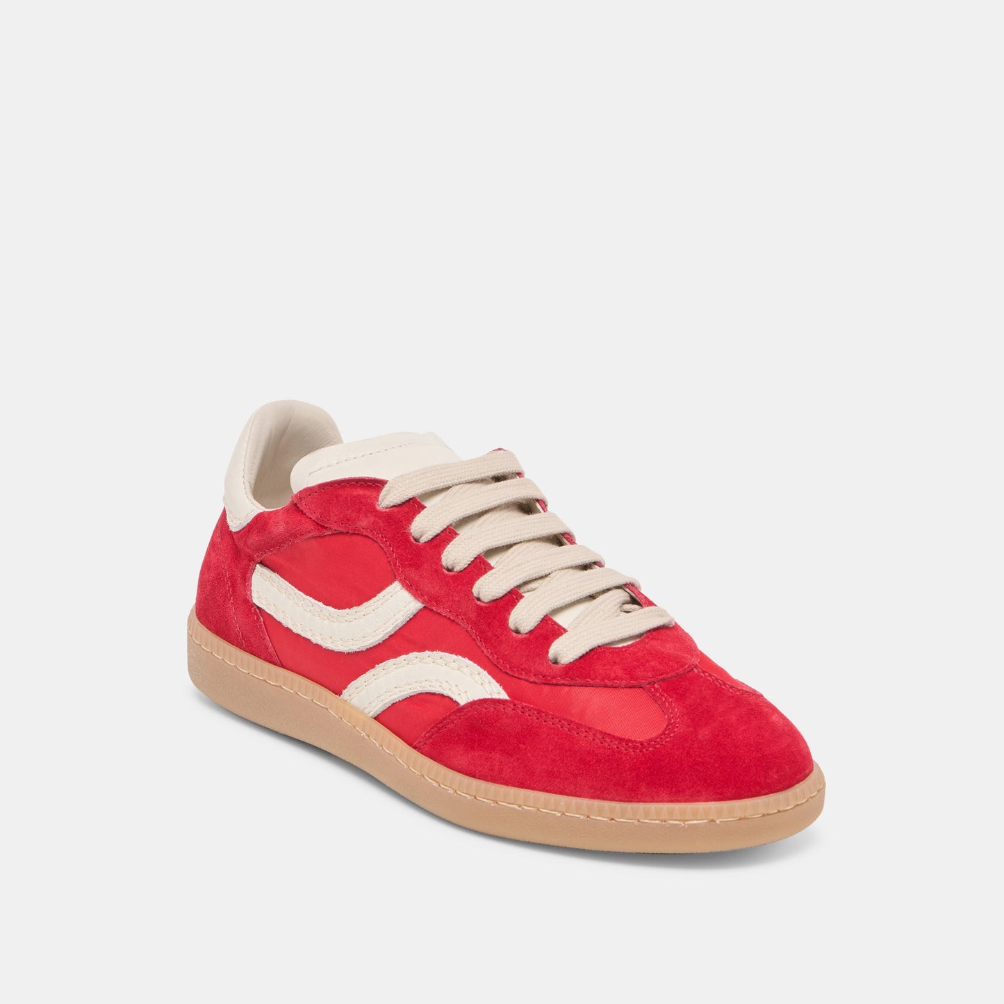 Rebel Crimson Nylon Sneakers