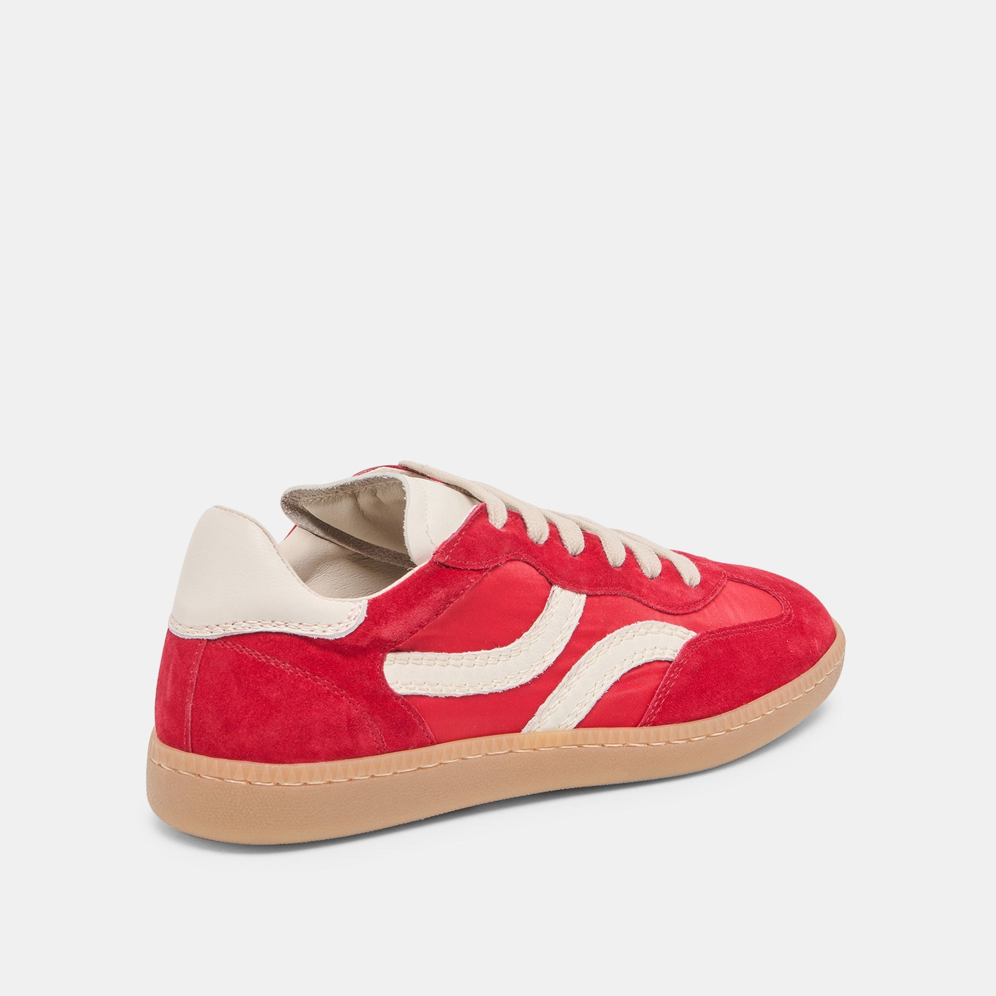 Rebel Crimson Nylon Sneakers