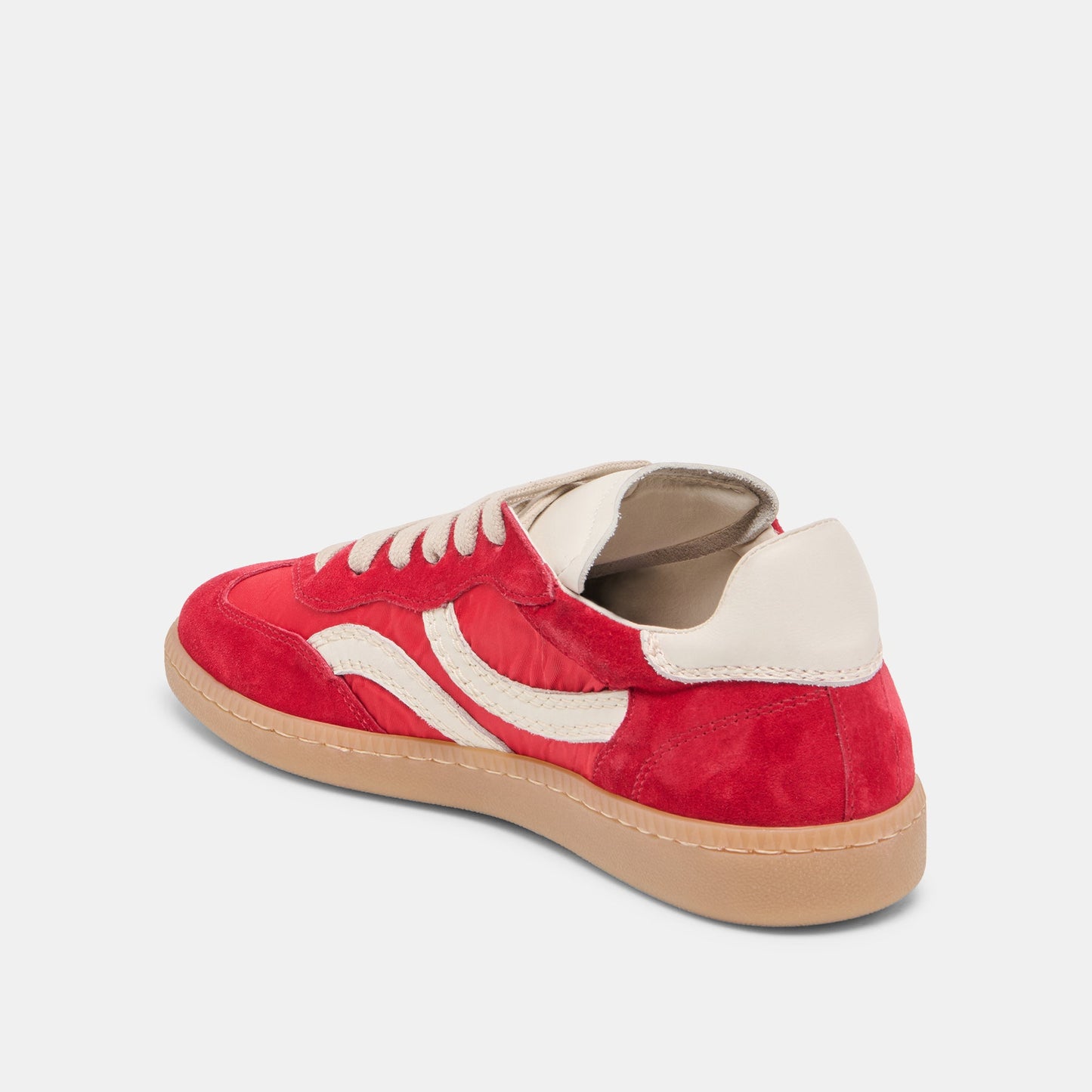 Rebel Crimson Nylon Sneakers