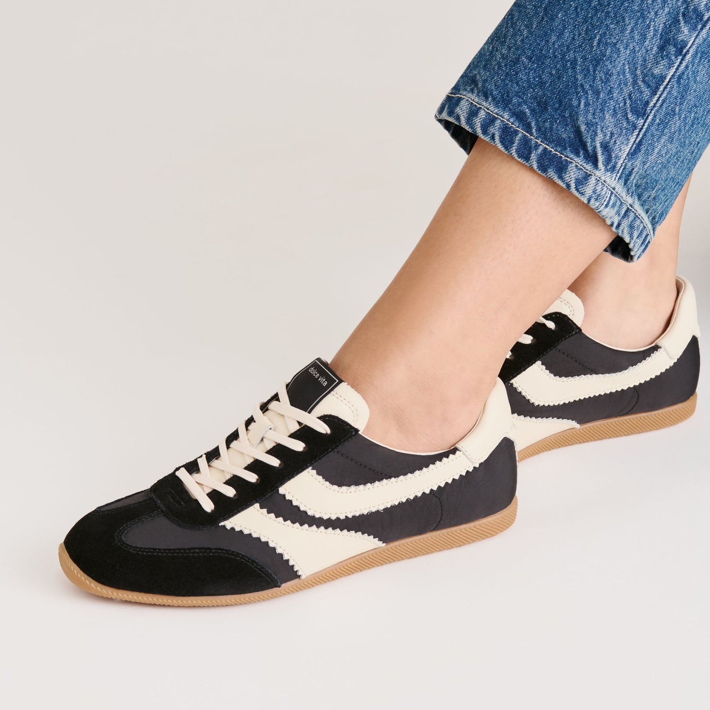 Limit Black Nylon Sneakers