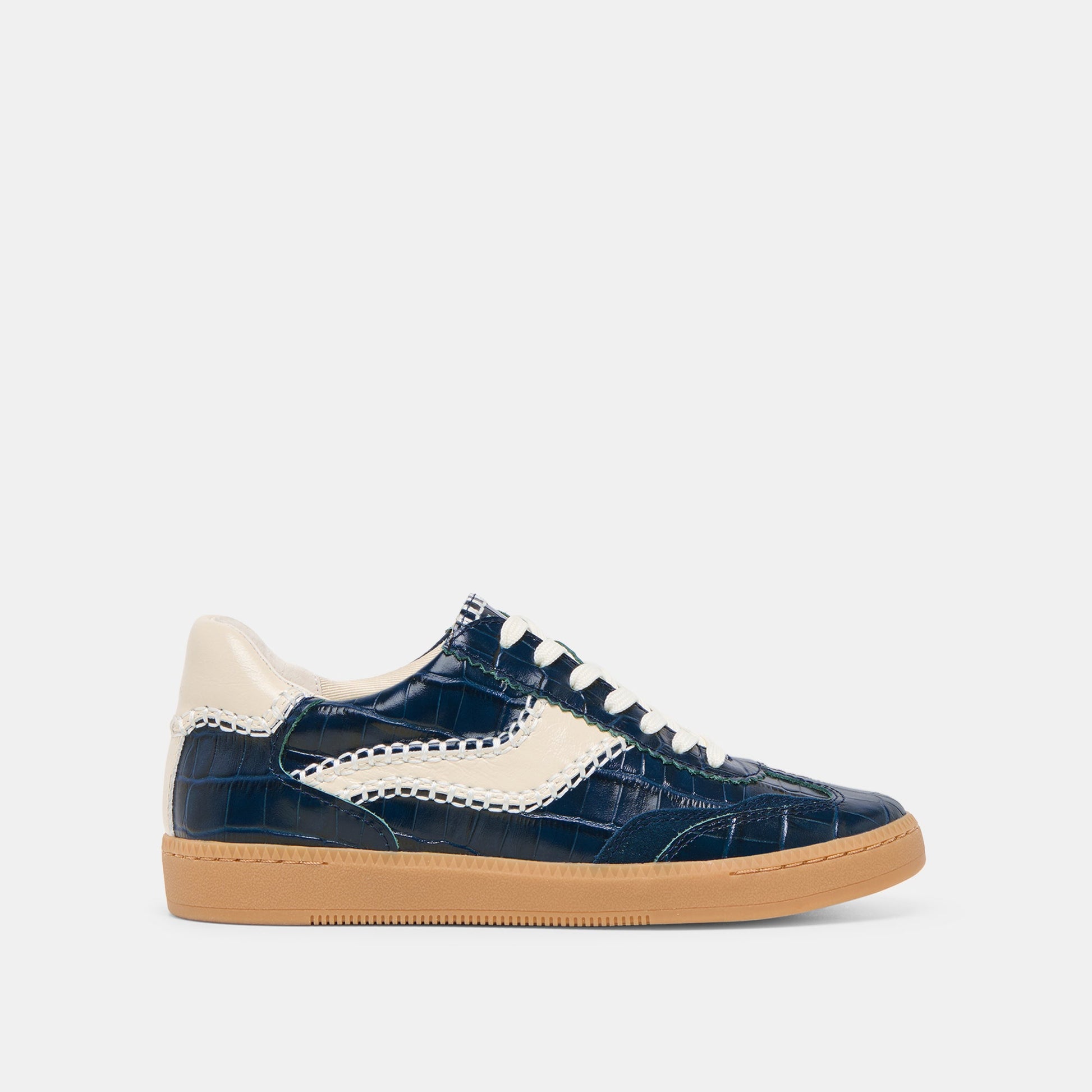 NOTICE STITCH SNEAKERS INK CROCO EMBOSSED LEATHER
 – Dolce Vita