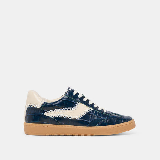 NOTICE STITCH SNEAKERS INK CROCO EMBOSSED LEATHER
 – Dolce Vita