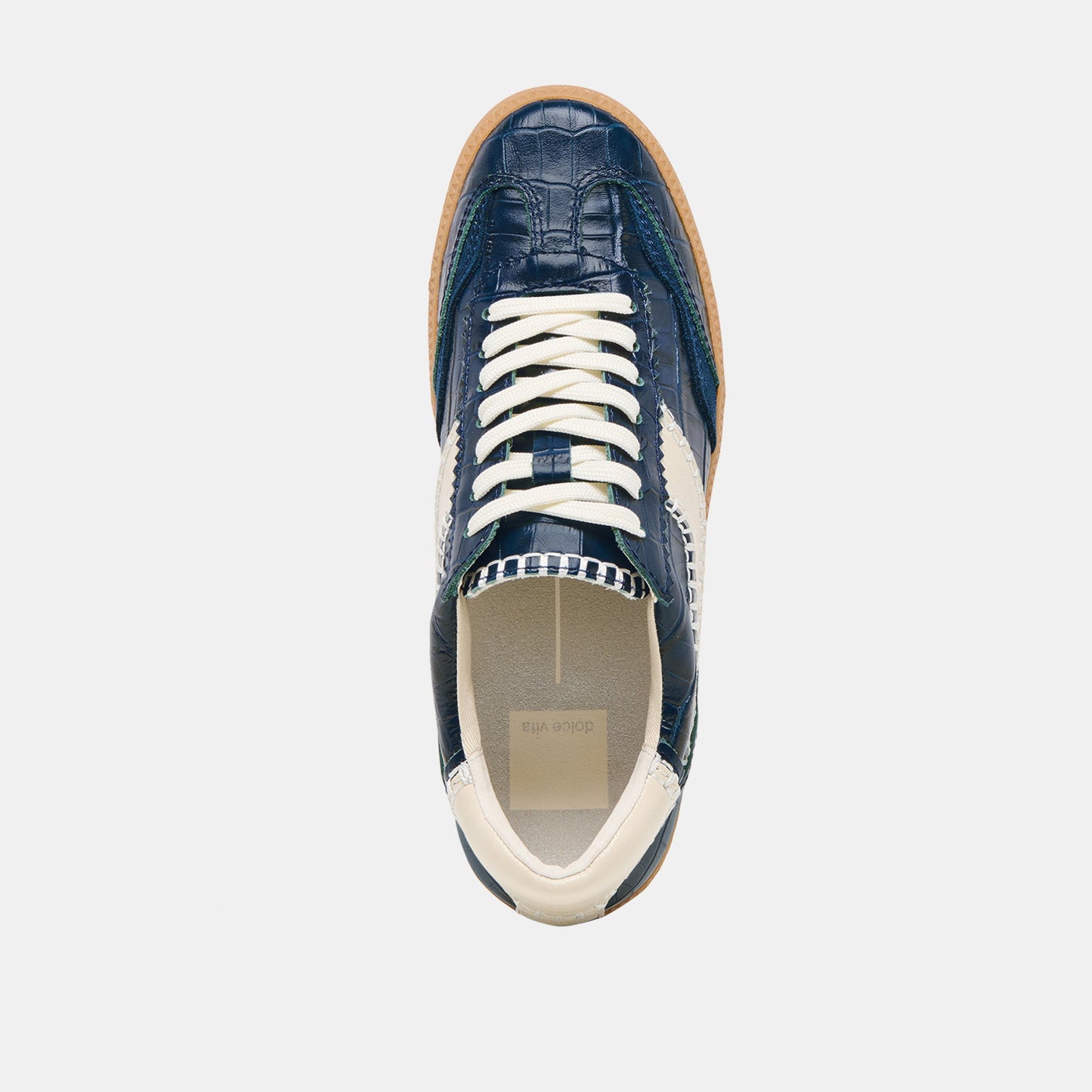 NOTICE STITCH SNEAKERS INK CROCO EMBOSSED LEATHER
 – Dolce Vita