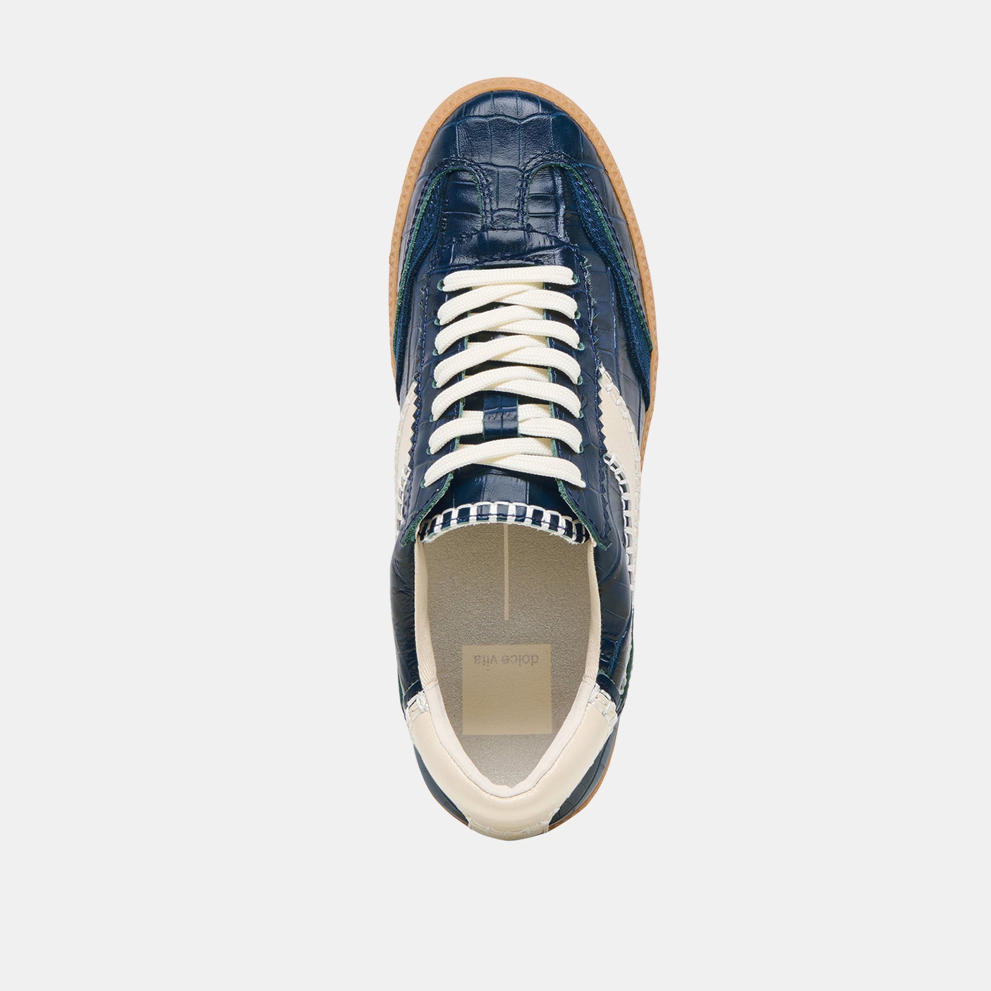 NOTICE STITCH SNEAKERS INK CROCO EMBOSSED LEATHER
 – Dolce Vita