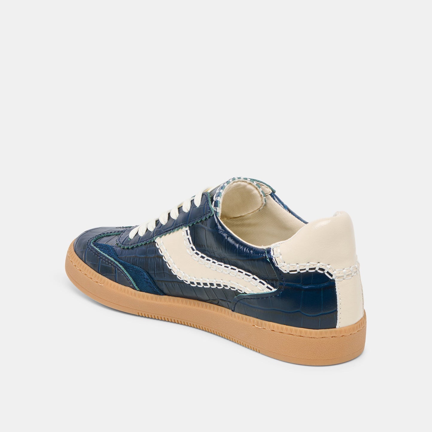 NOTICE STITCH SNEAKERS INK CROCO EMBOSSED LEATHER
 – Dolce Vita