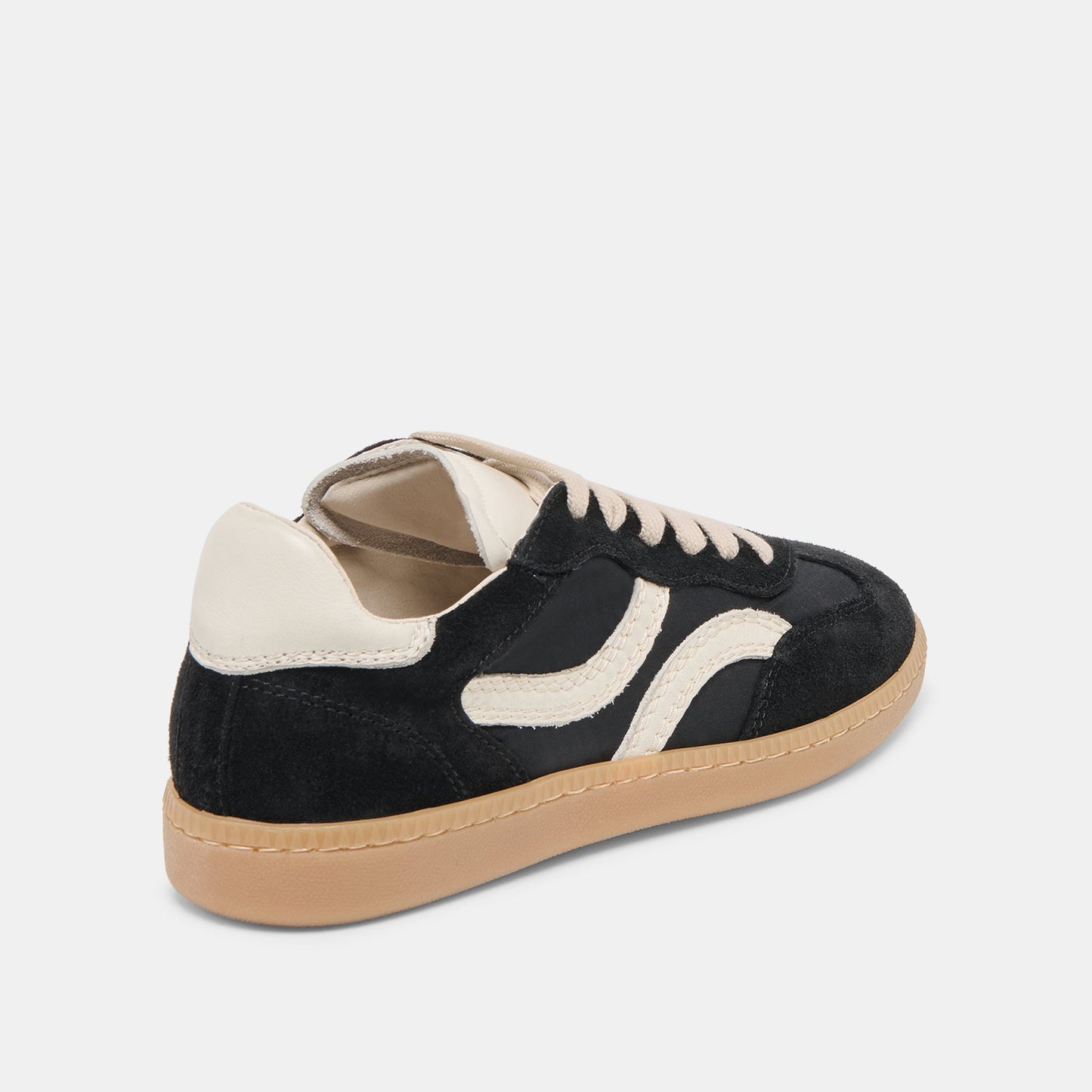 Rebel Black Nylon Sneakers