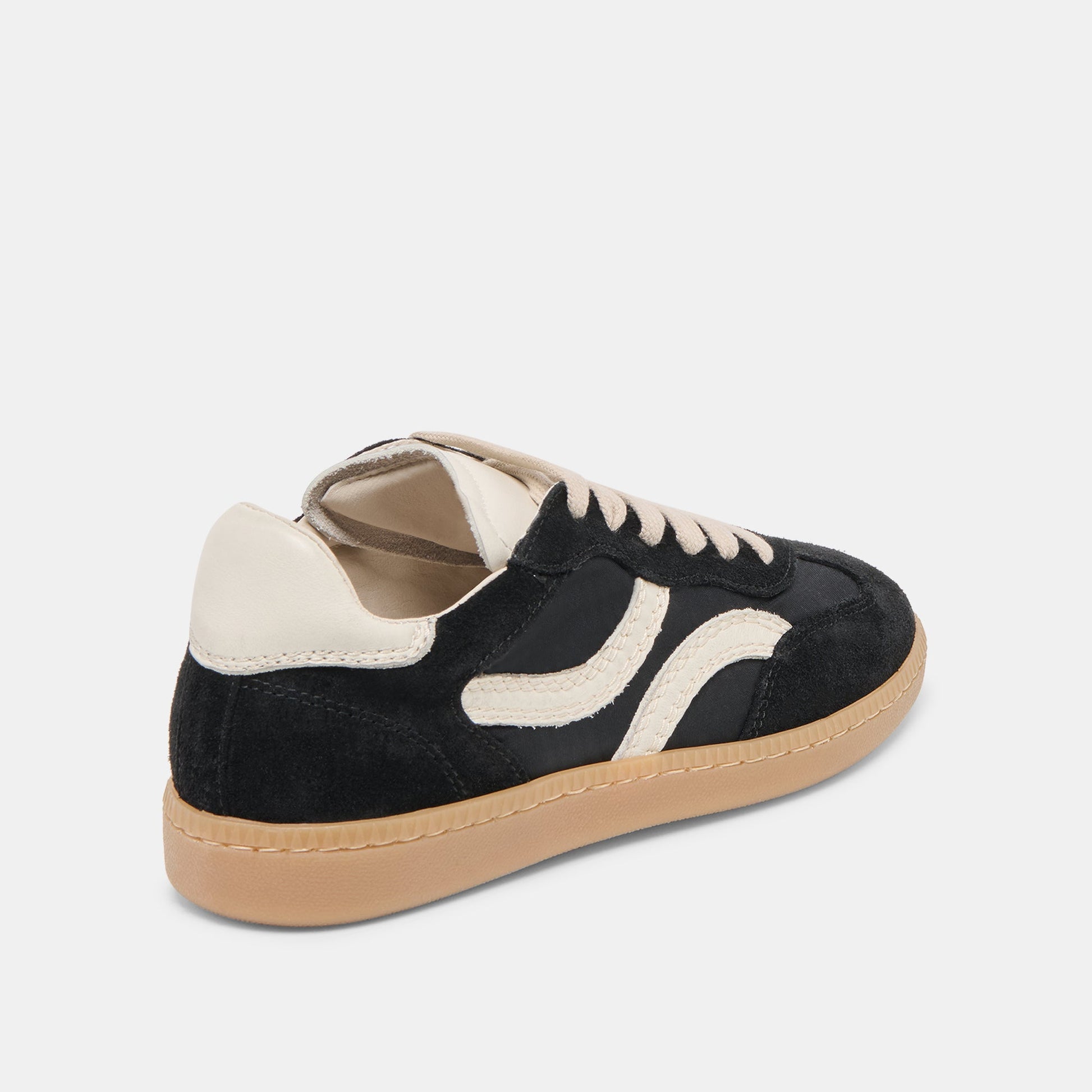 Rebel Black Nylon Sneakers