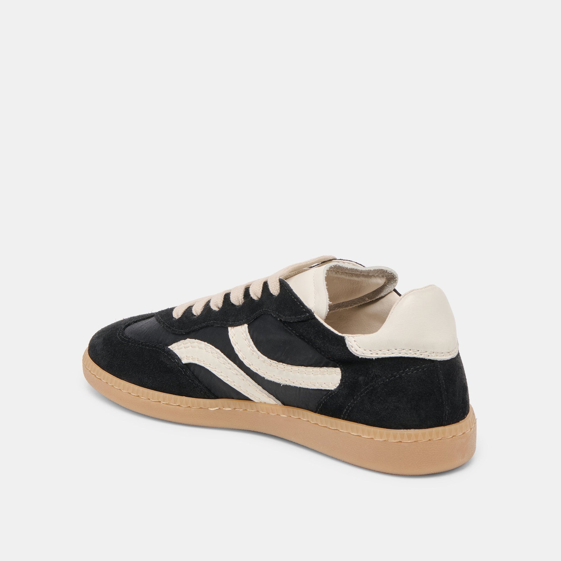 Rebel Black Nylon Sneakers