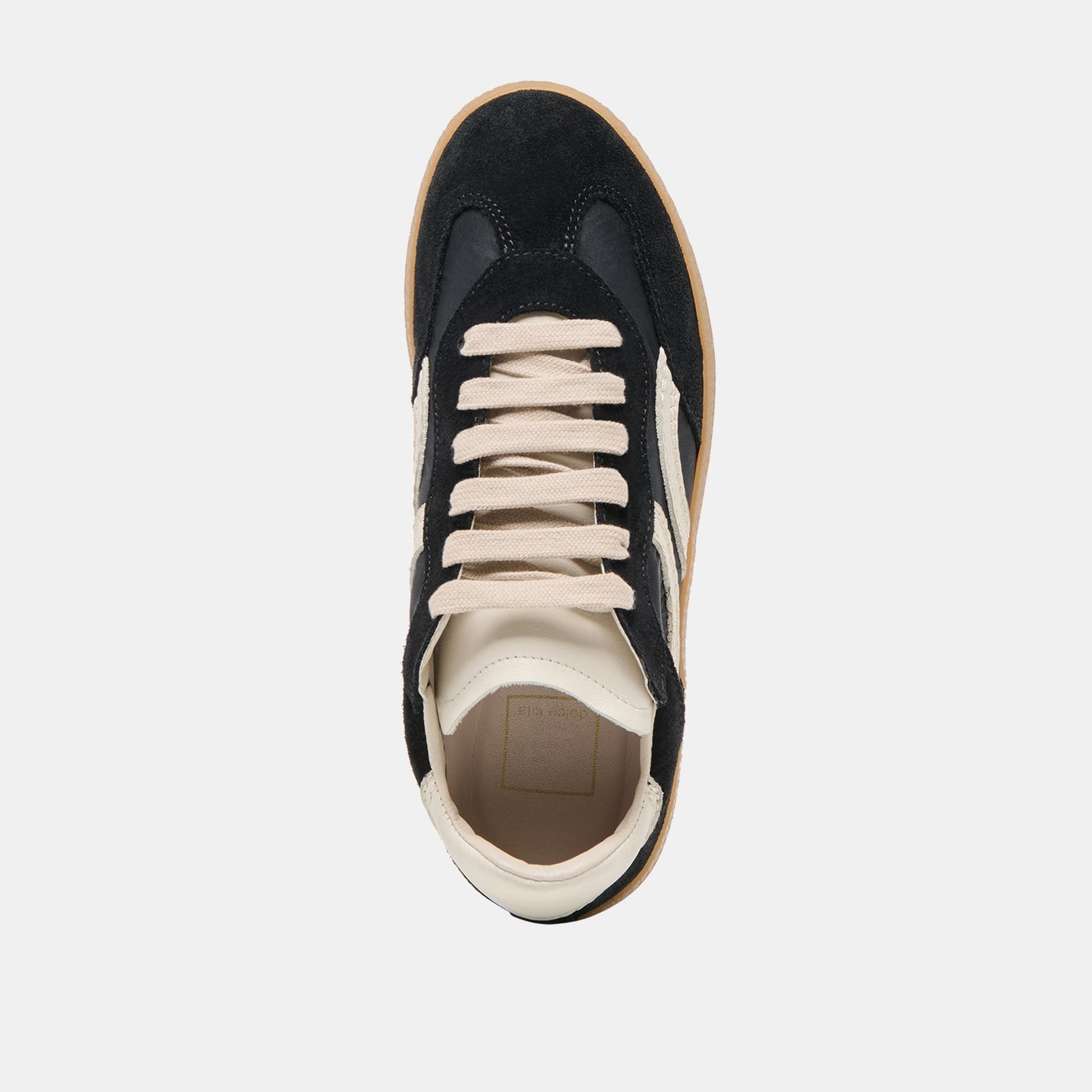 Rebel Black Nylon Sneakers
