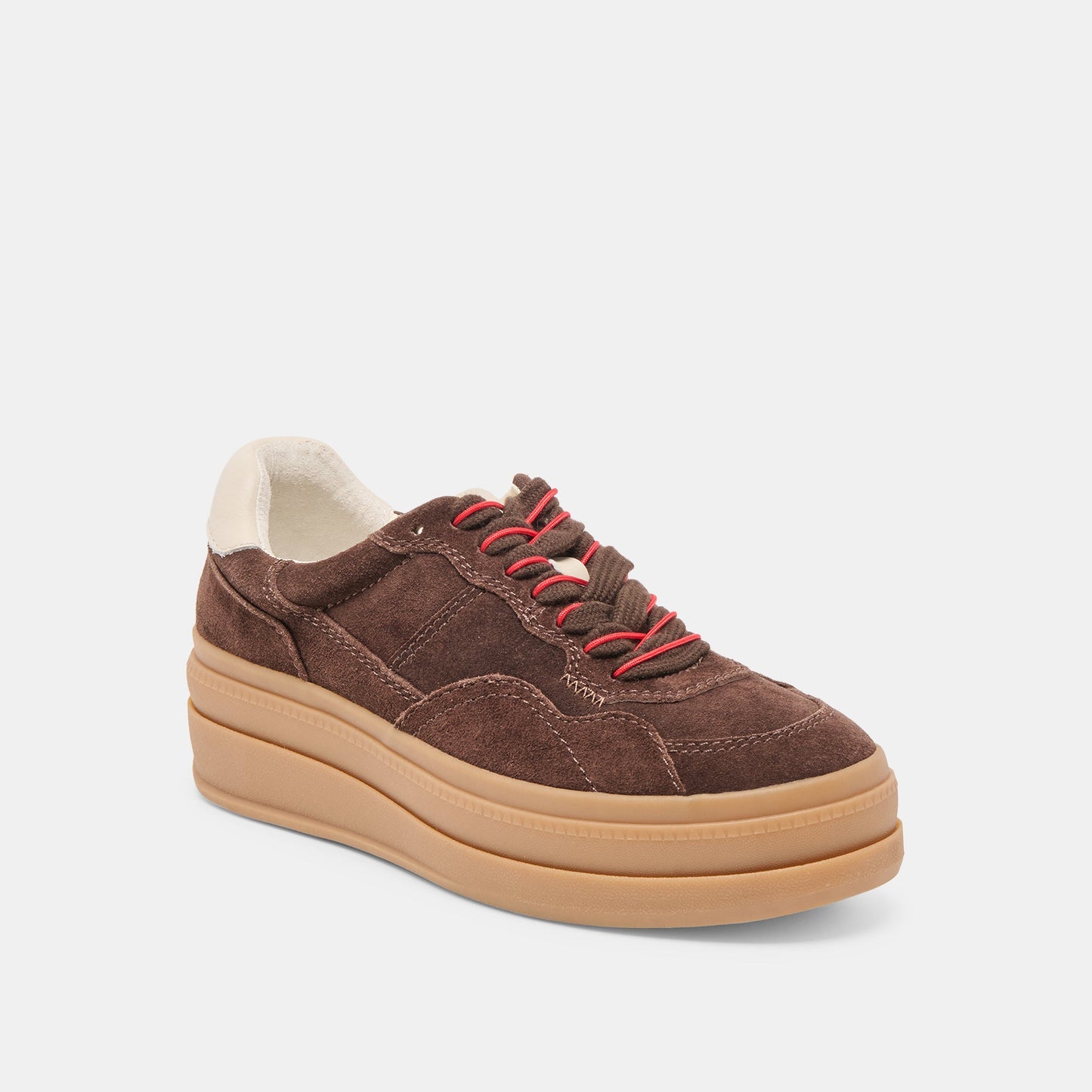 Naomy H2O Waterproof Dk Brown Suede Sneakers