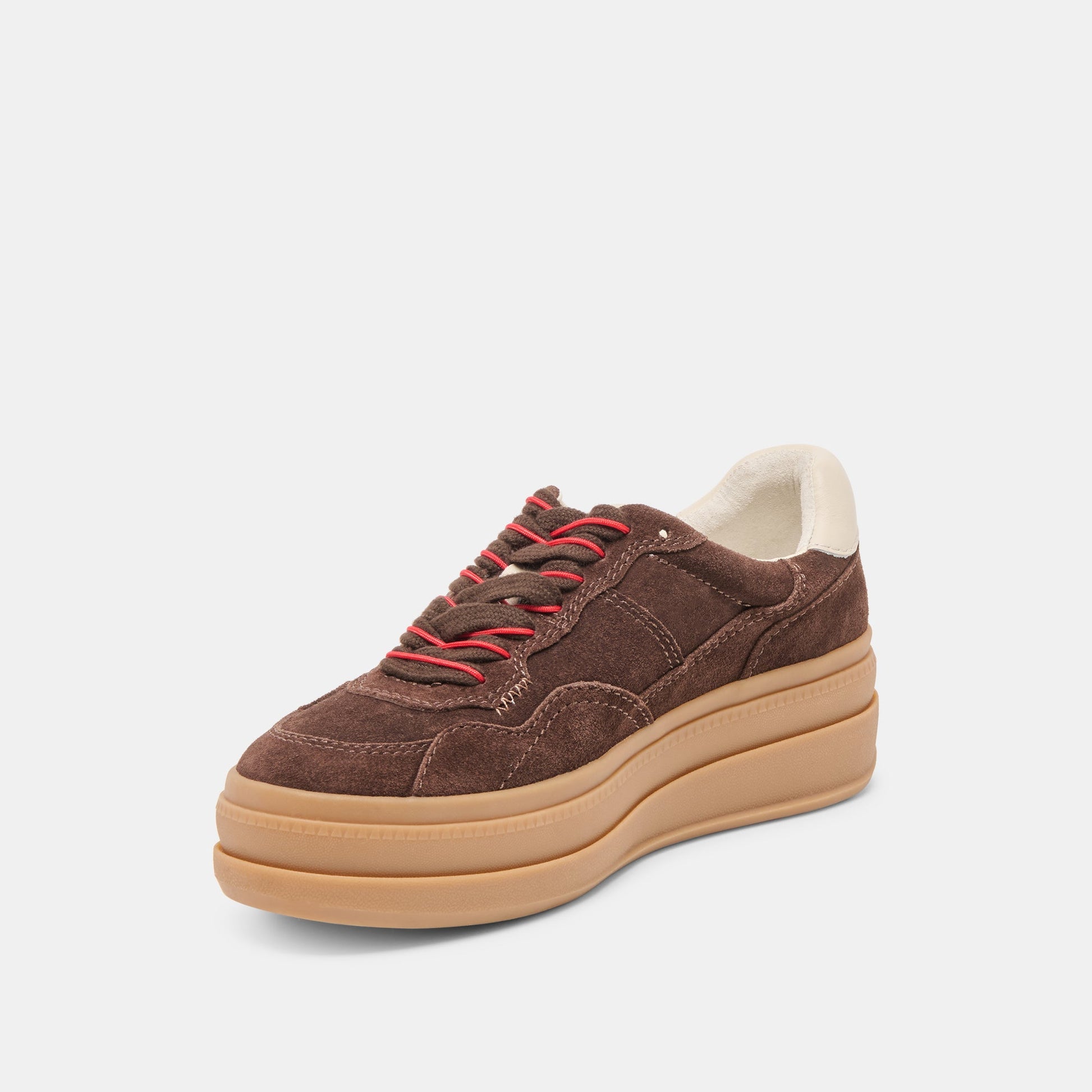 Naomy H2O Waterproof Dk Brown Suede Sneakers