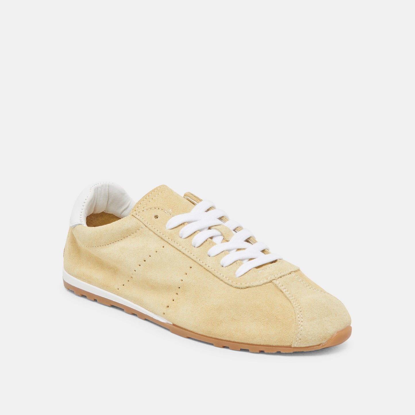 Serina Yellow Suede Sneakers