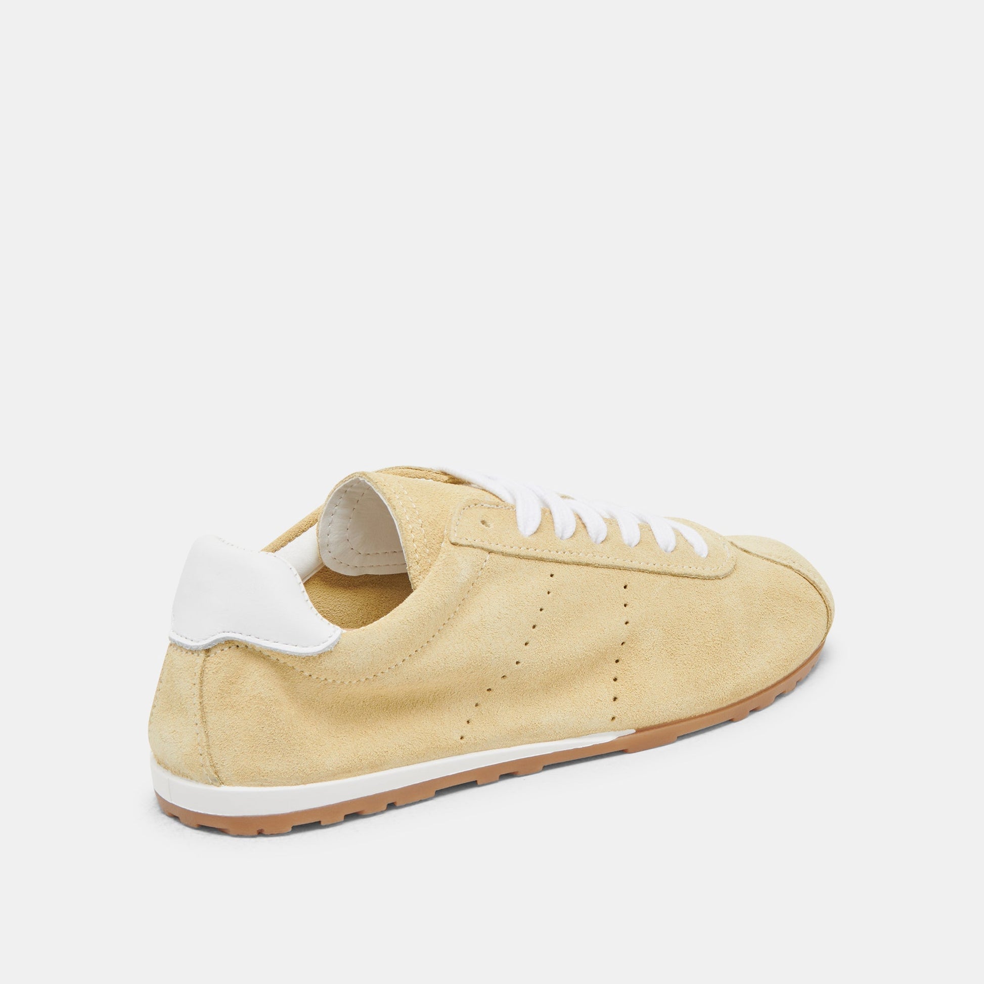 Serina Yellow Suede Sneakers