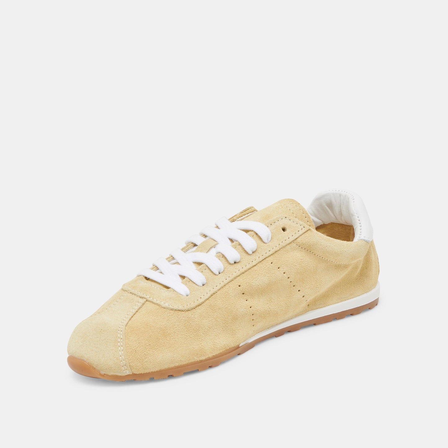 Serina Yellow Suede Sneakers