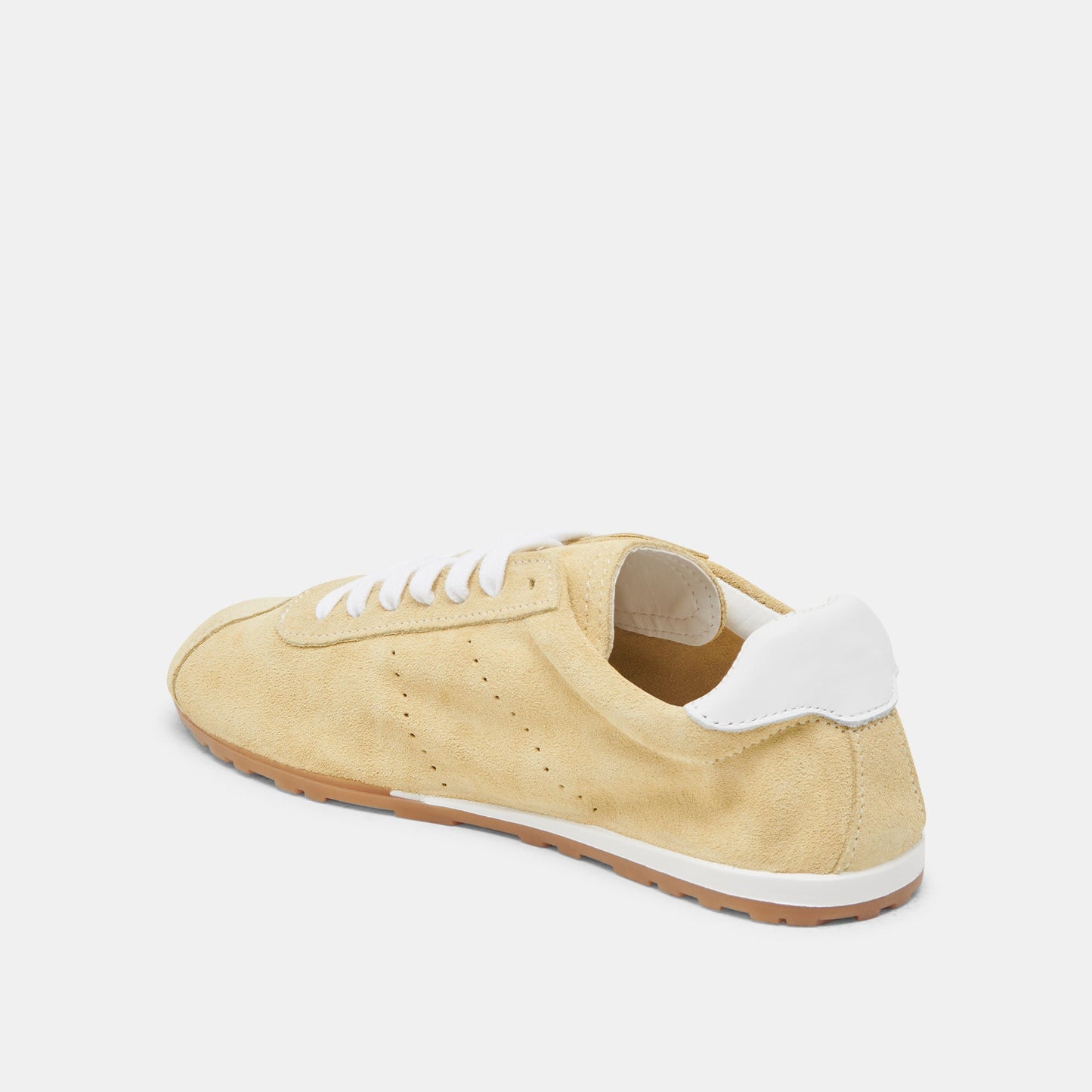 Serina Yellow Suede Sneakers