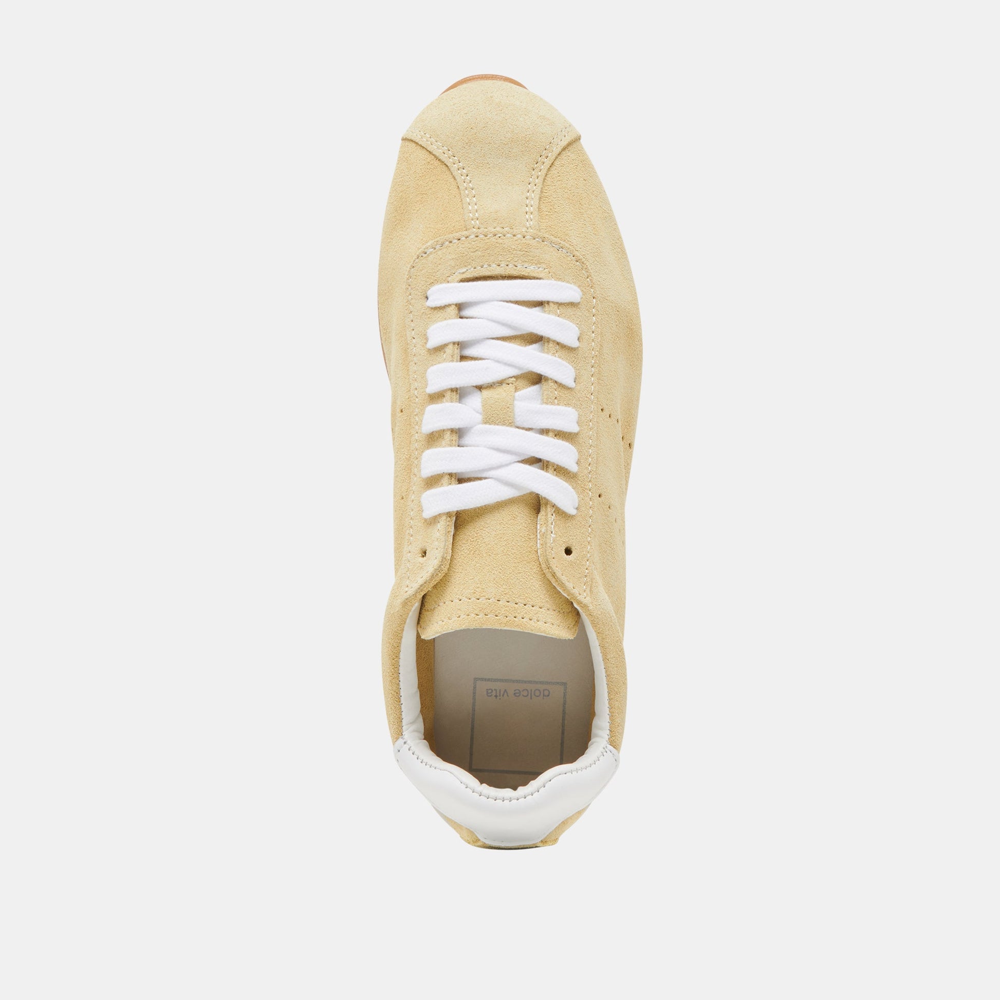 Serina Yellow Suede Sneakers