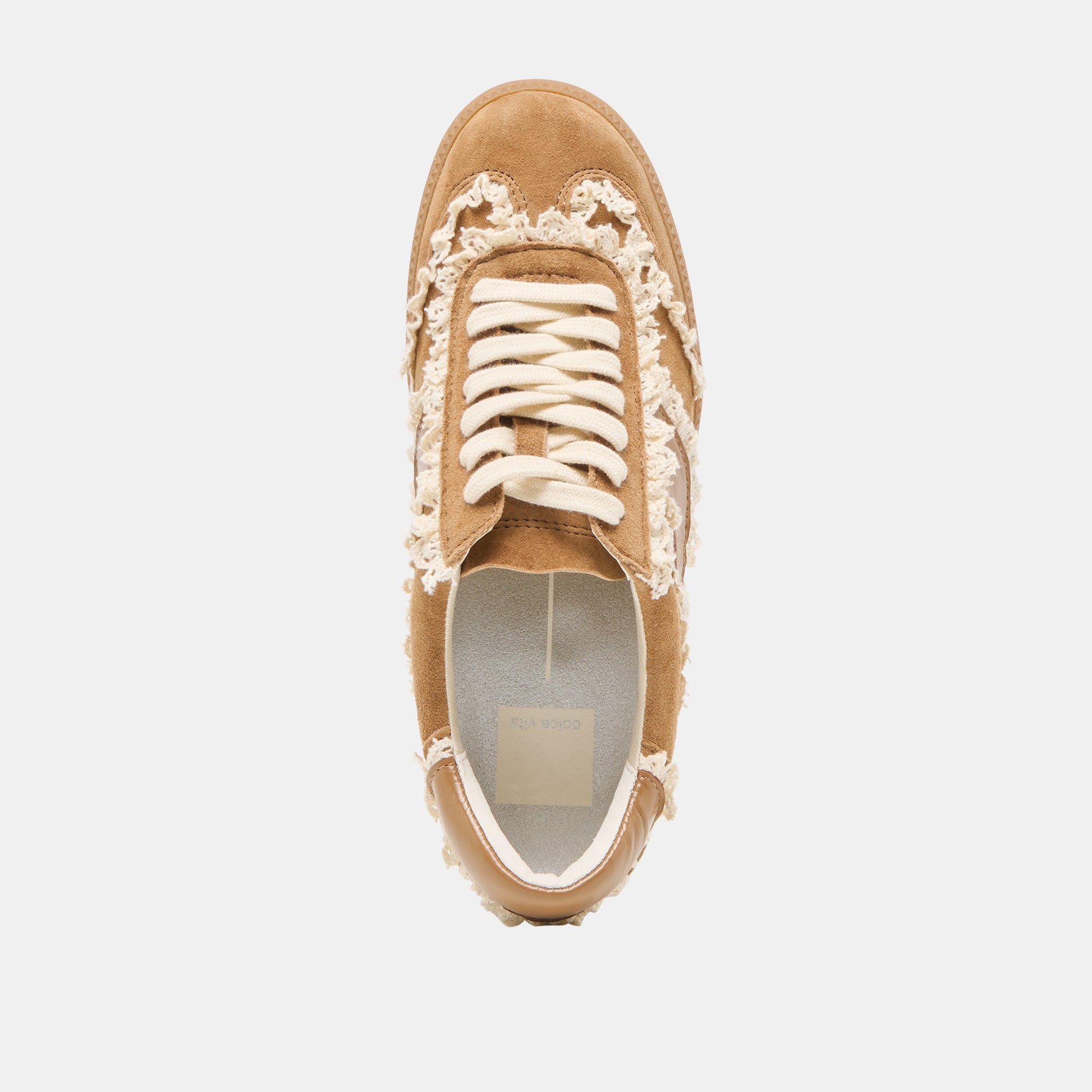 Notice Lace Lt Brown Suede Sneakers