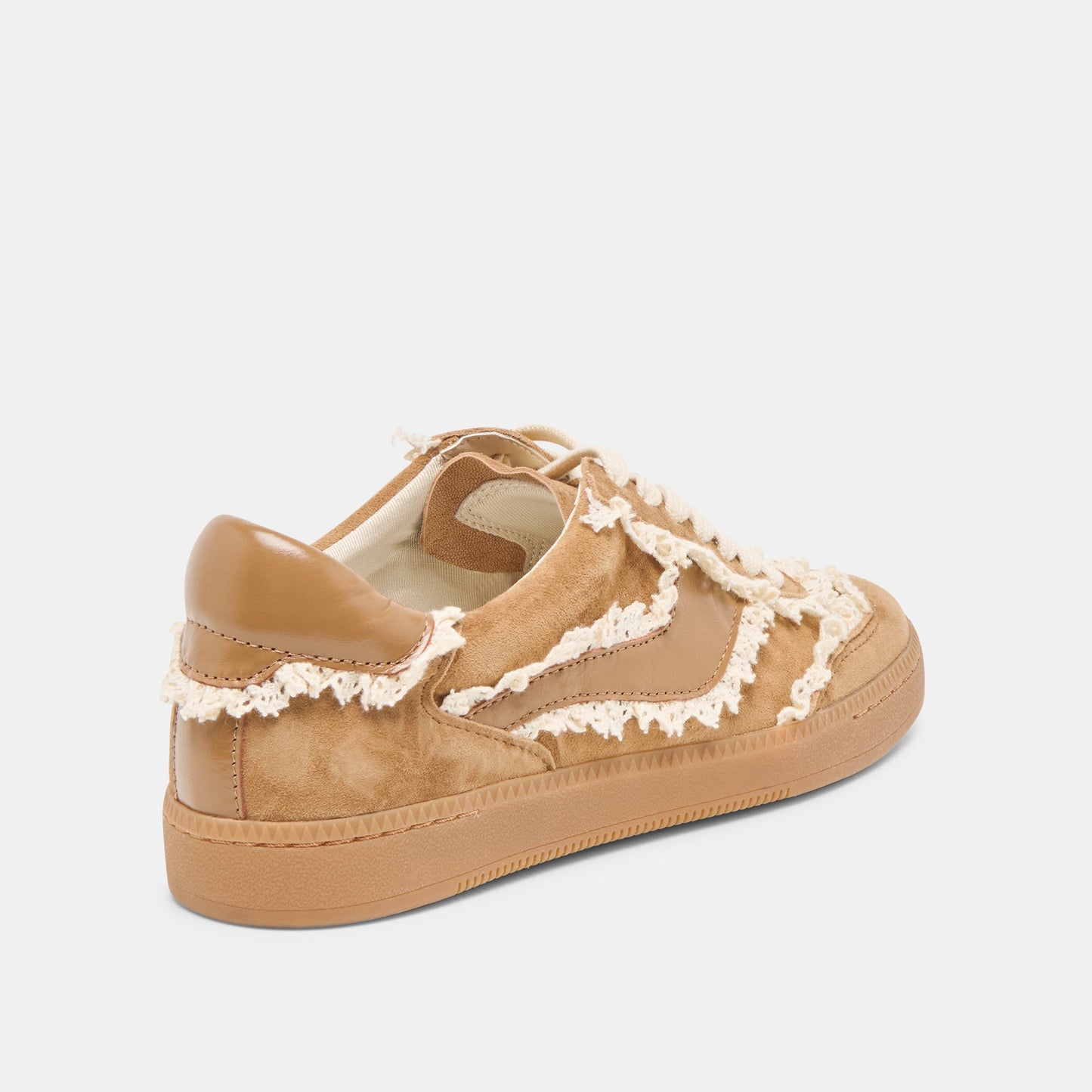 Notice Lace Lt Brown Suede Sneakers
