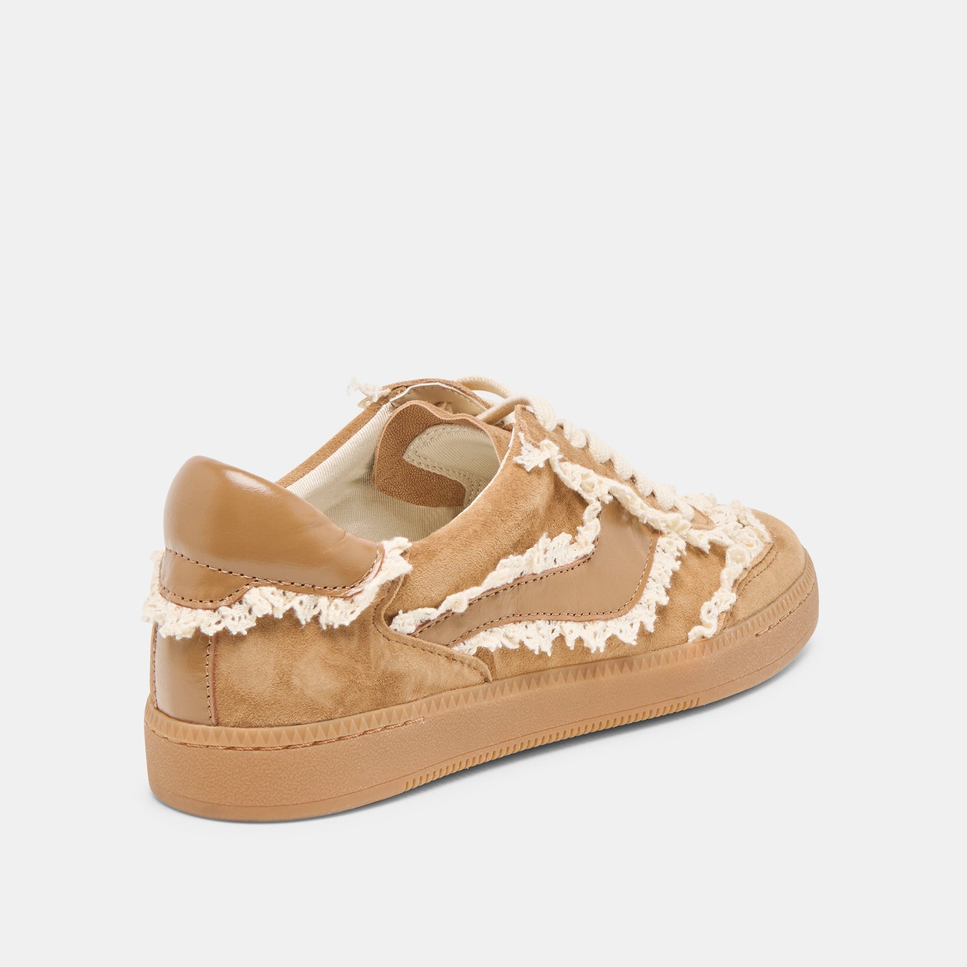 Notice Lace Lt Brown Suede Sneakers