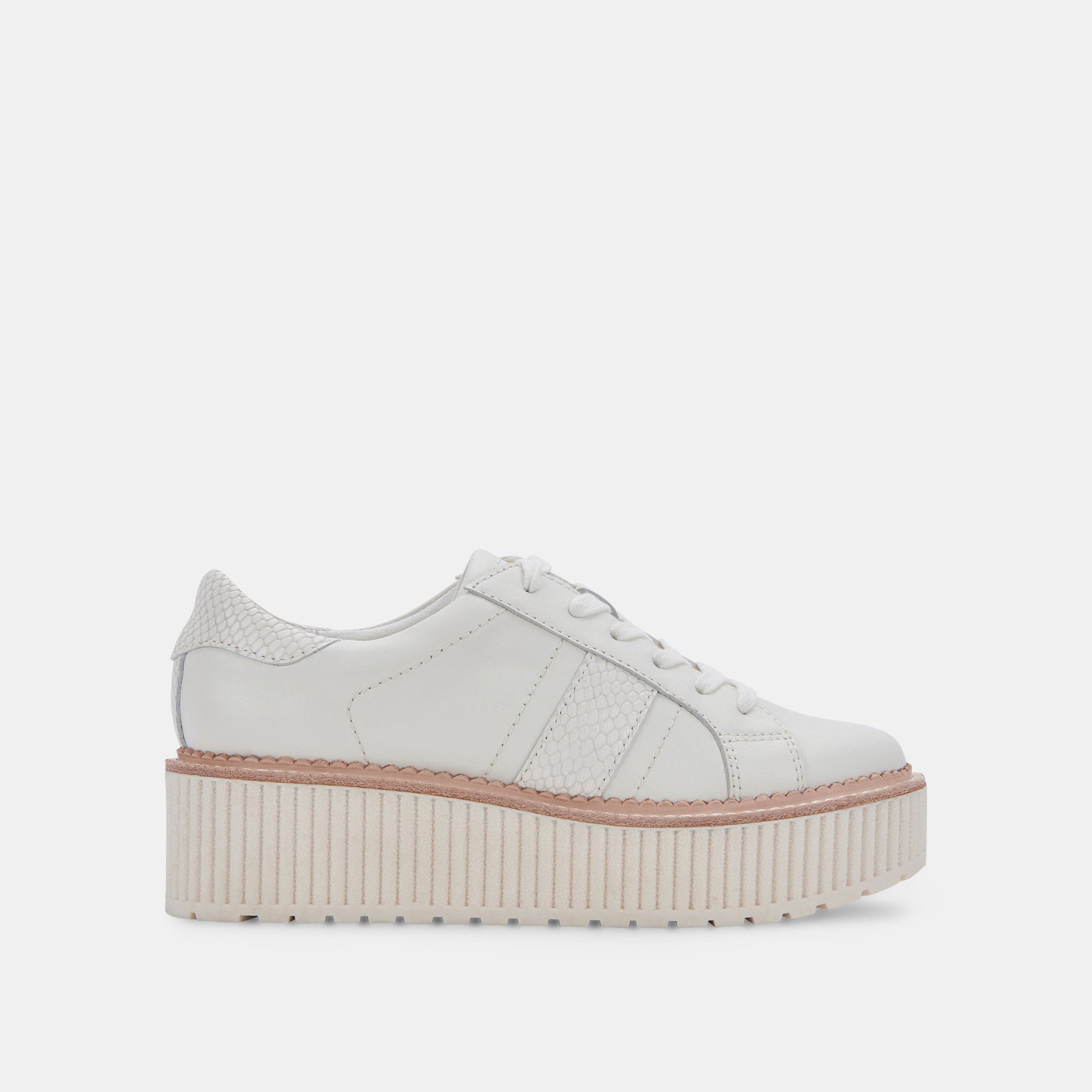 TIGER SNEAKERS WHITE LEATHER
 – Dolce Vita