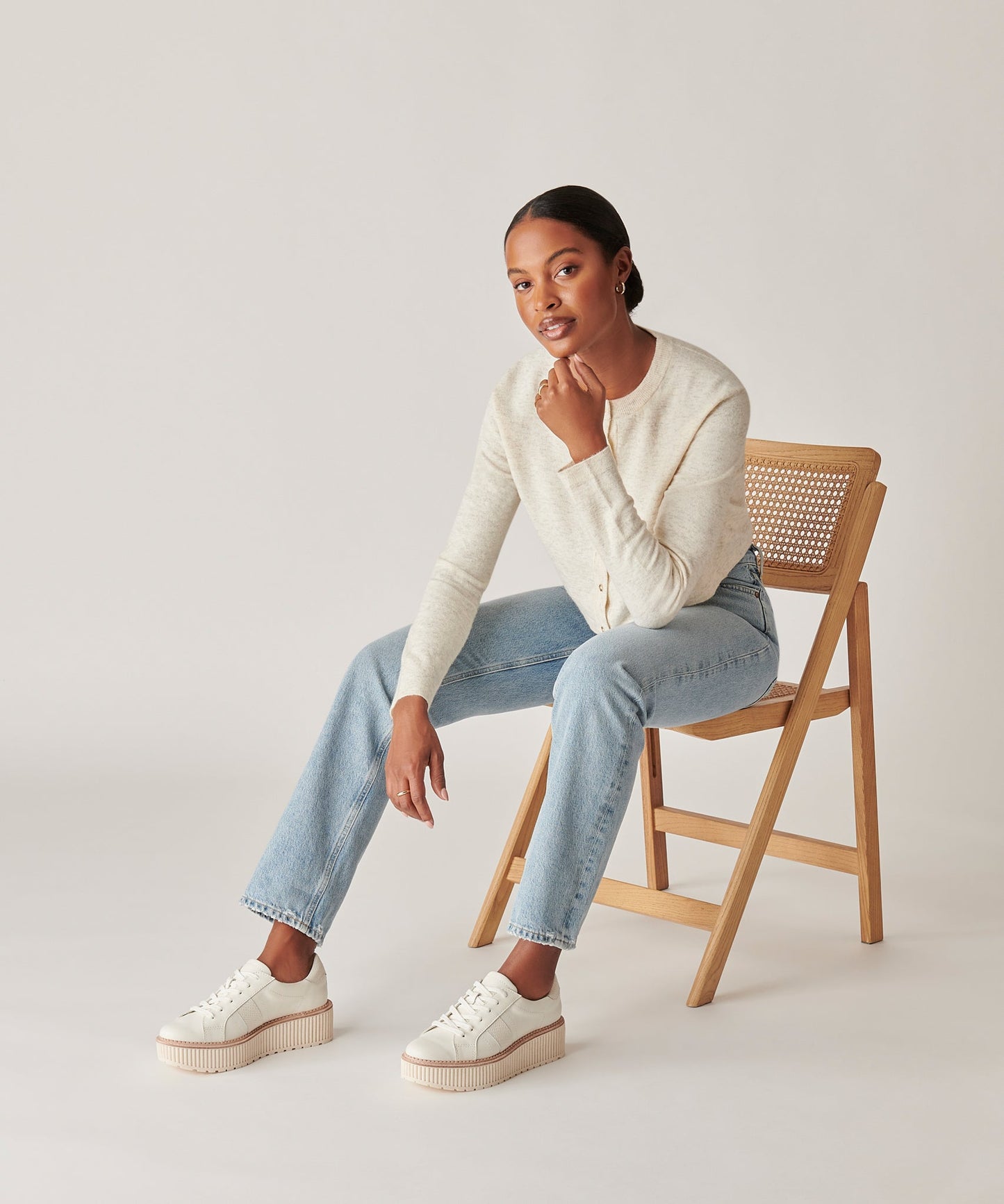 TIGER SNEAKERS WHITE LEATHER
 – Dolce Vita