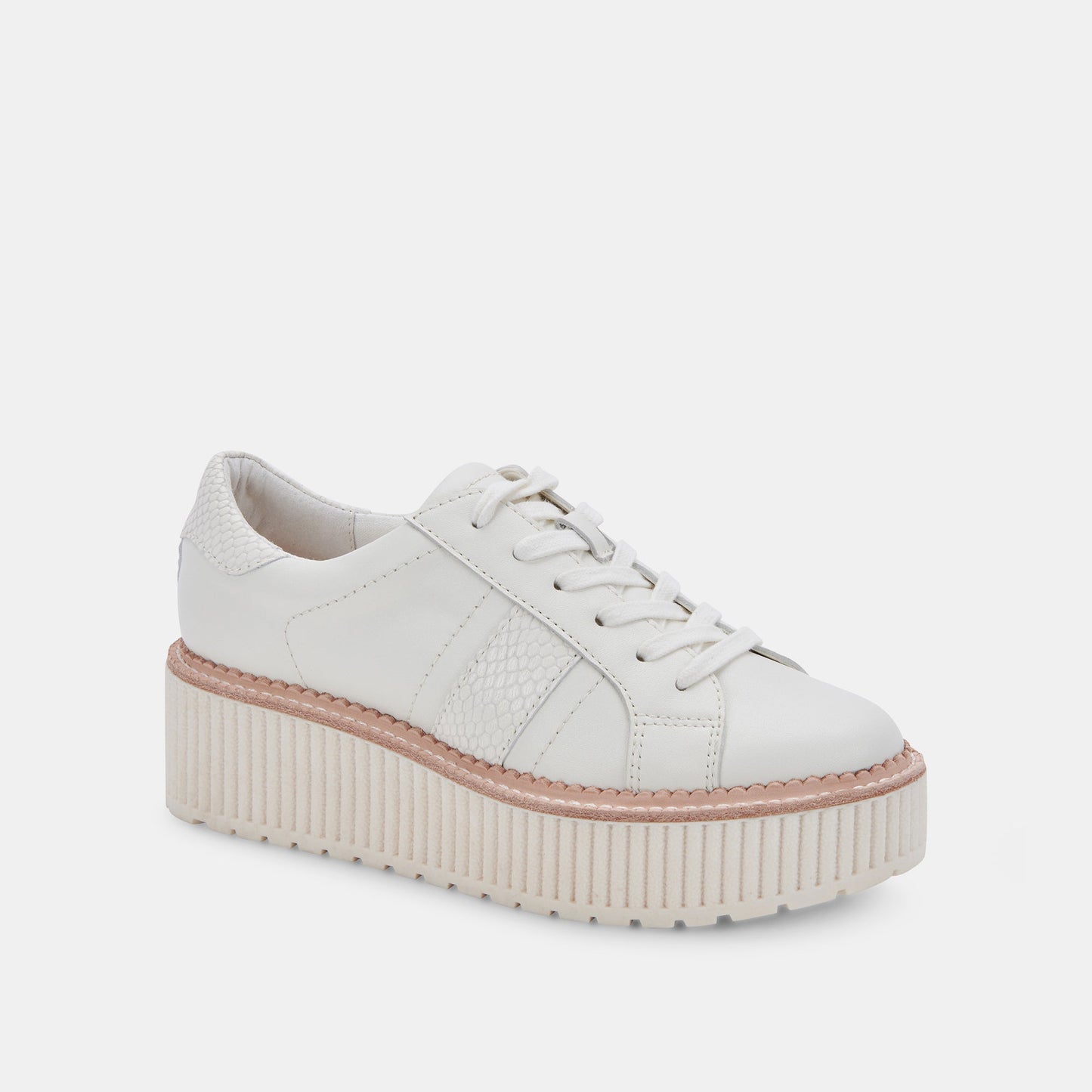 TIGER SNEAKERS WHITE LEATHER
 – Dolce Vita