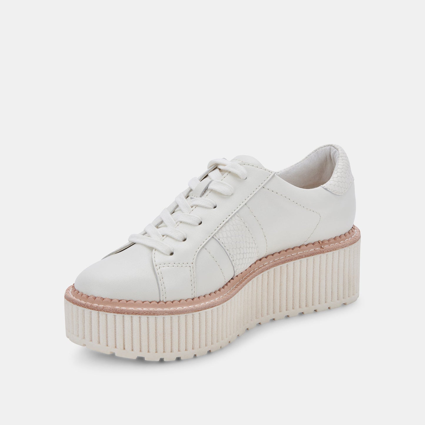 TIGER SNEAKERS WHITE LEATHER
 – Dolce Vita