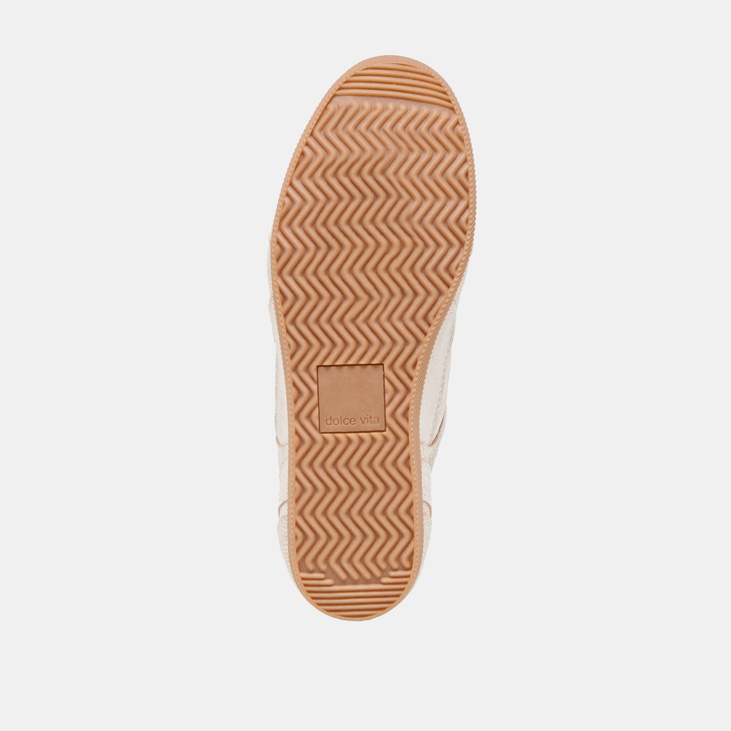 Laini Off White Crackled Leather Sneakers