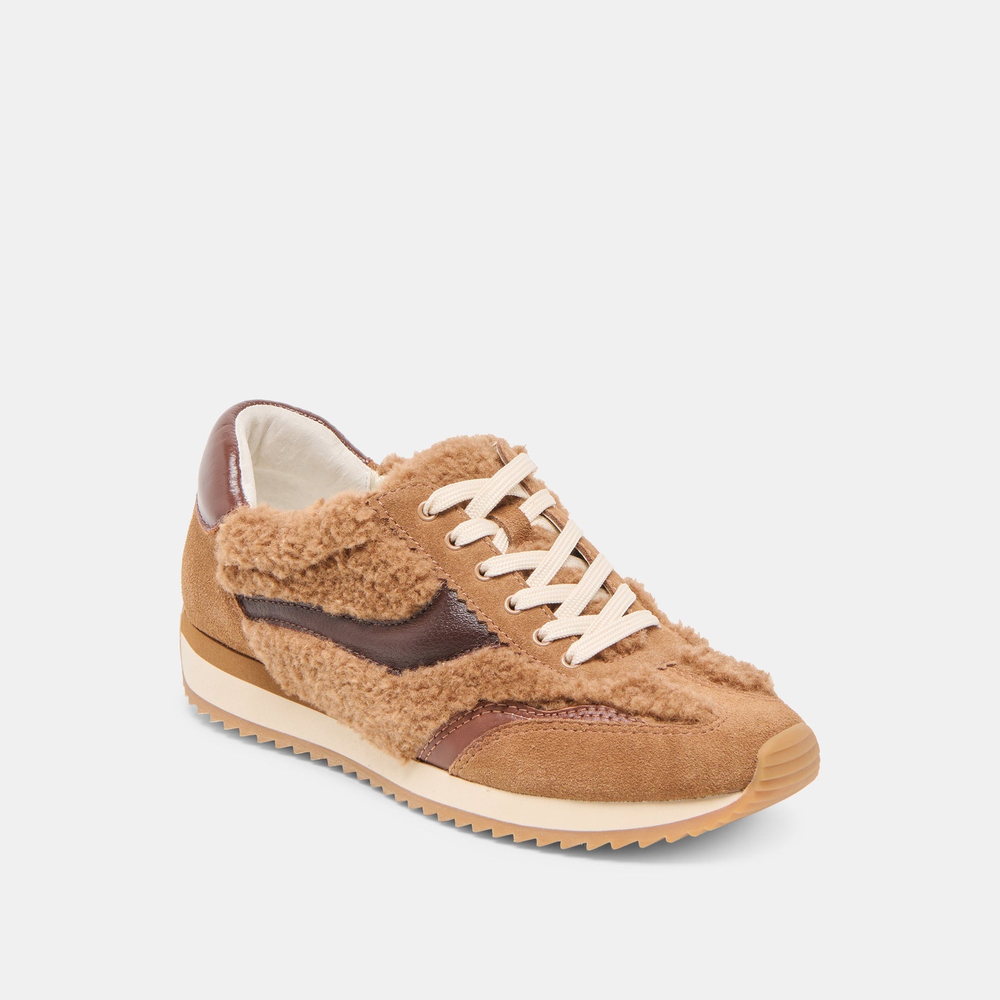 B.NTCD Plush Brown Plush Sneakers