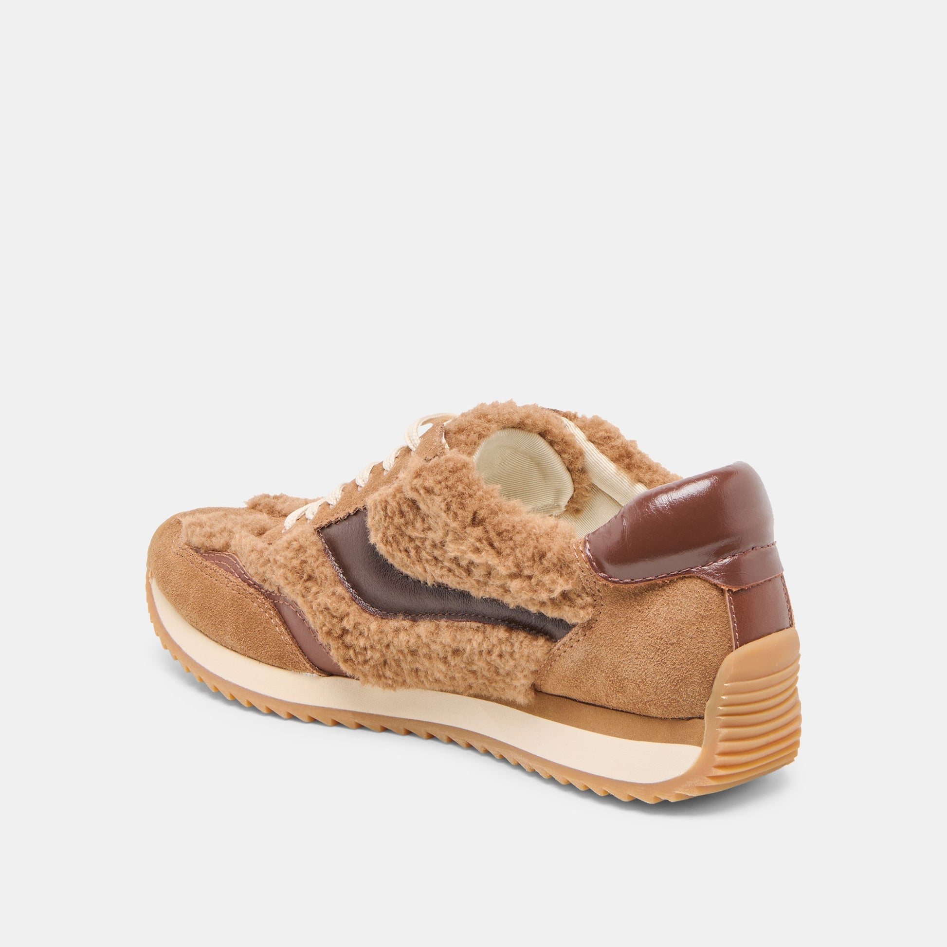 B.NTCD Plush Brown Plush Sneakers