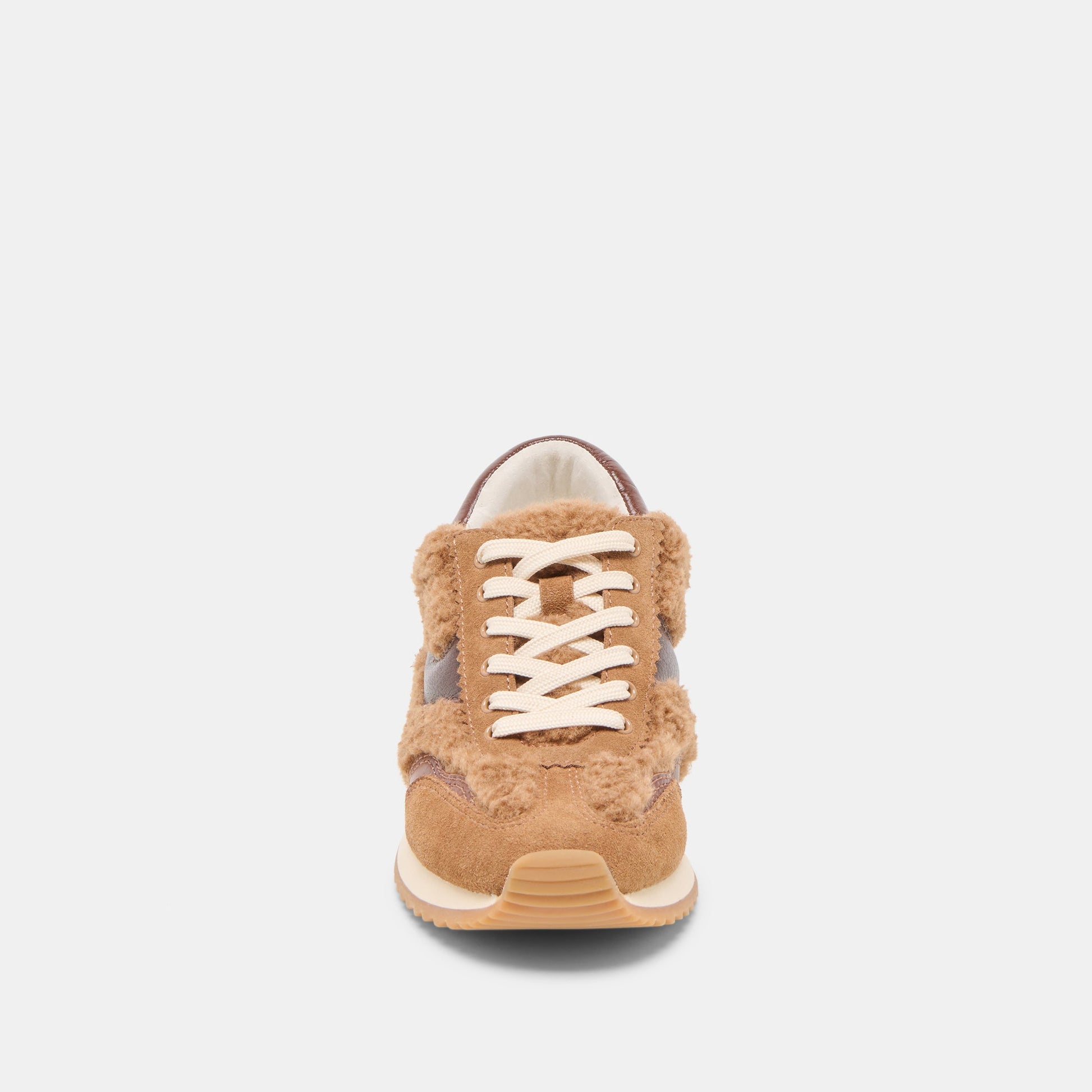 B.NTCD Plush Brown Plush Sneakers
