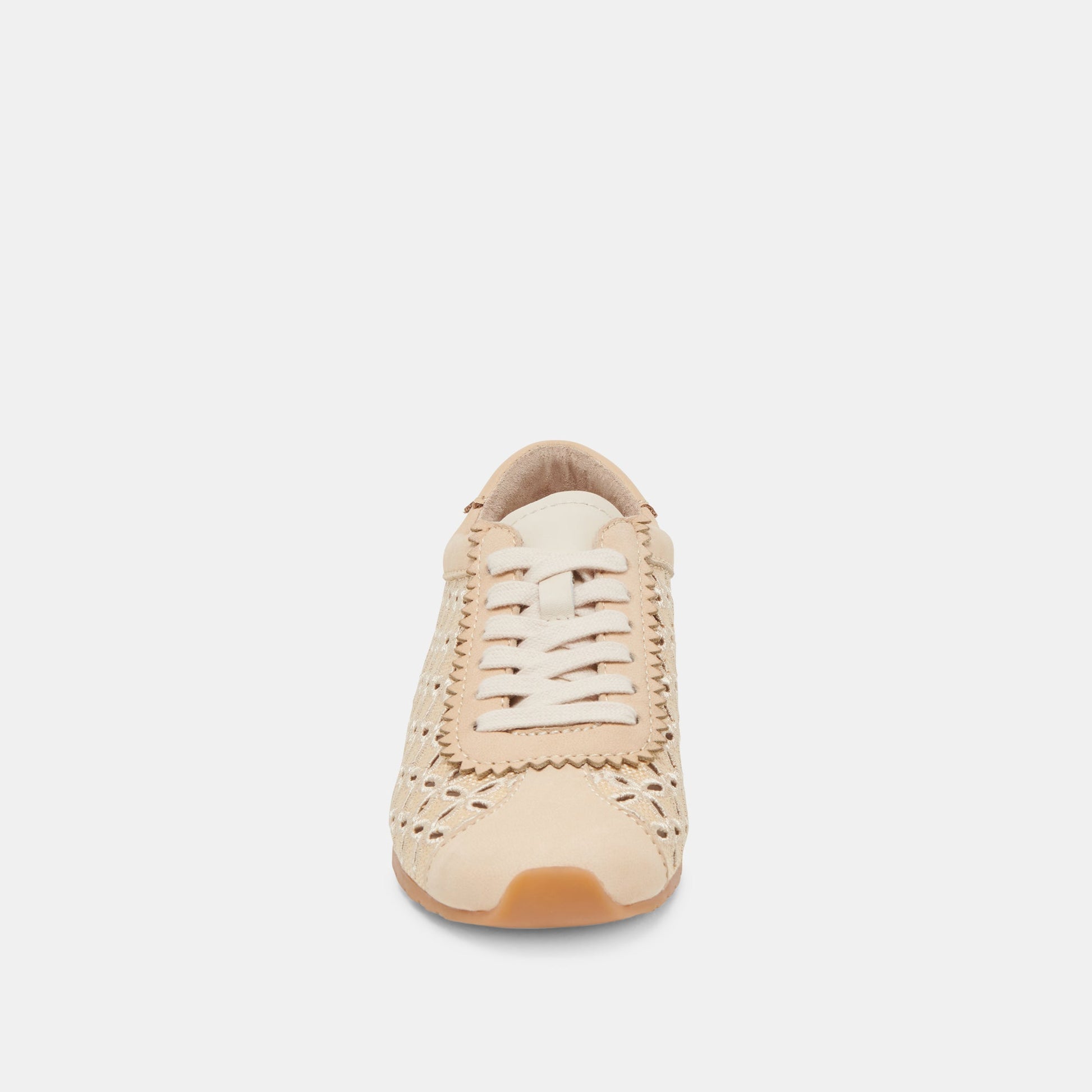DANIE EYELET PERF SNEAKERS LT NATURAL RAFFIA
 – Dolce Vita