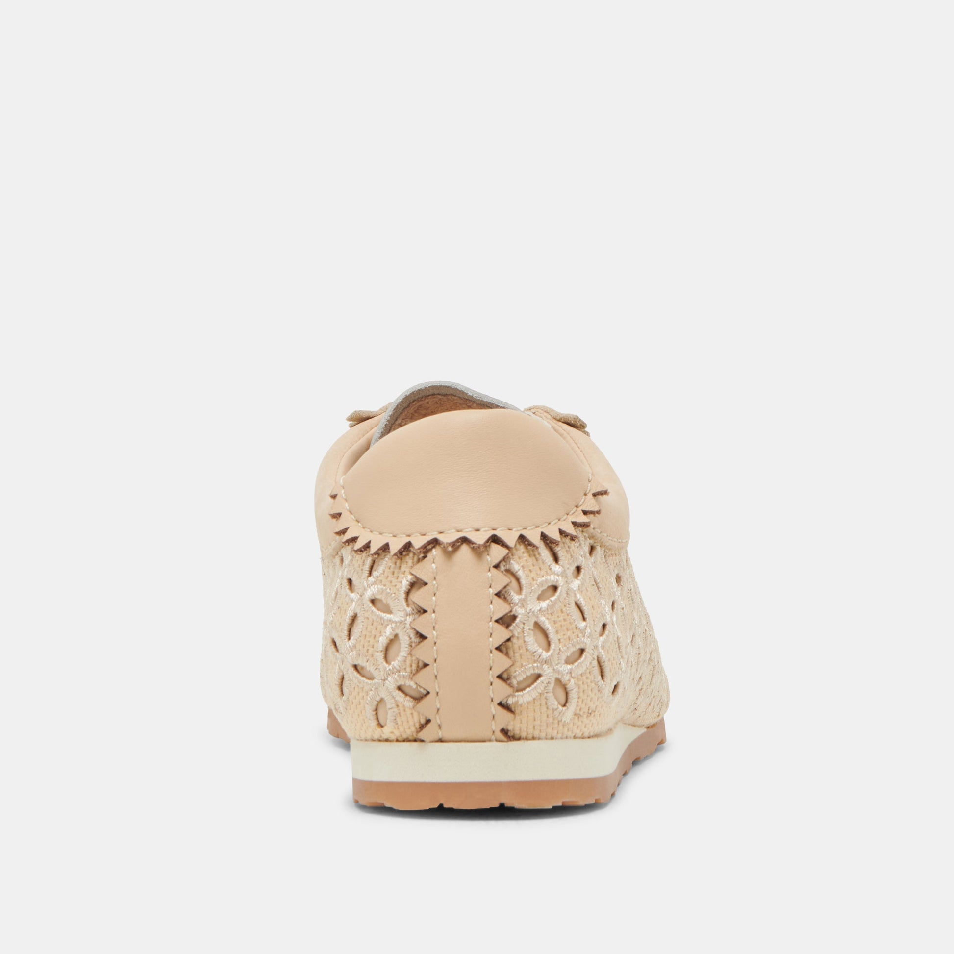 DANIE EYELET PERF SNEAKERS LT NATURAL RAFFIA
 – Dolce Vita