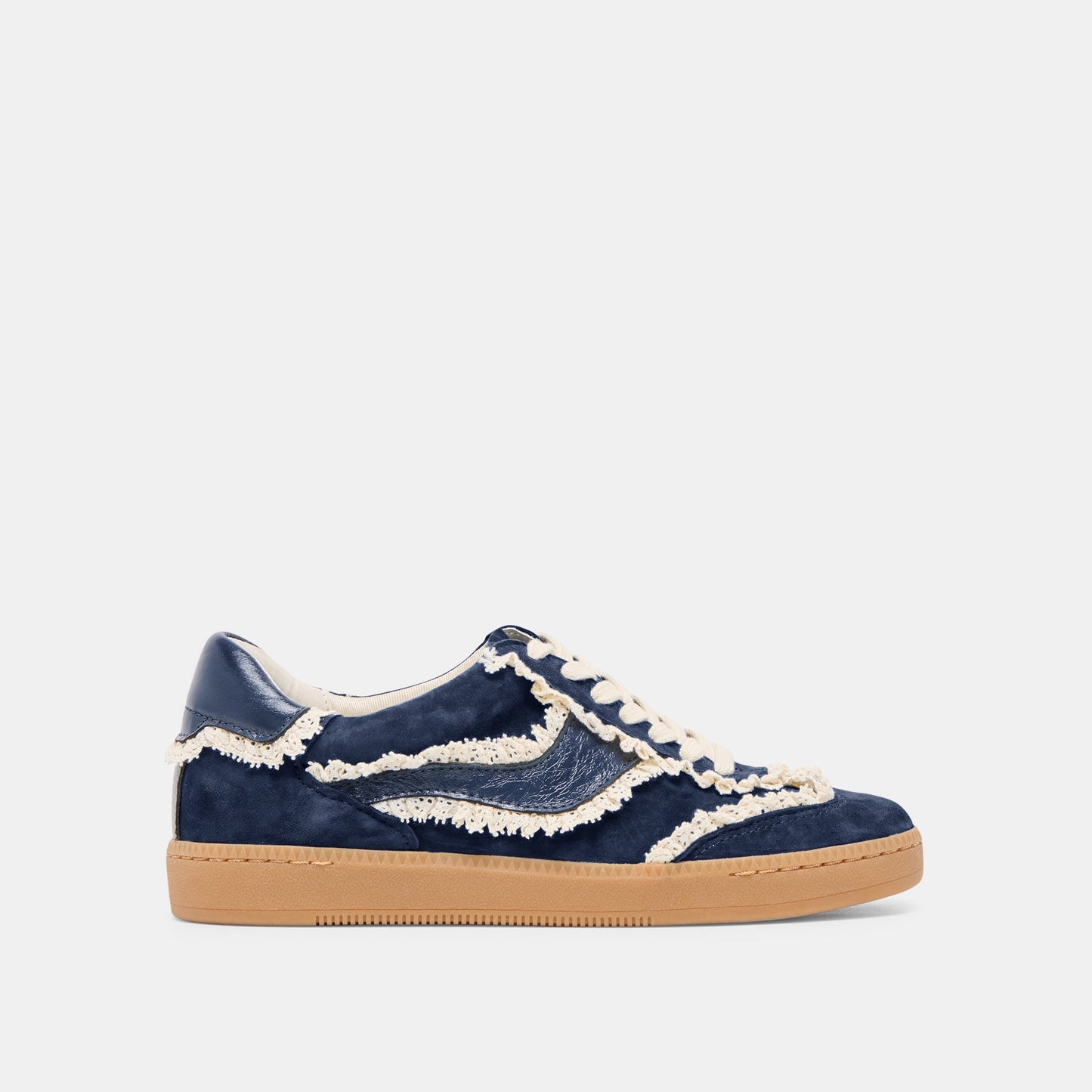 Notice Lace Navy Suede Sneakers