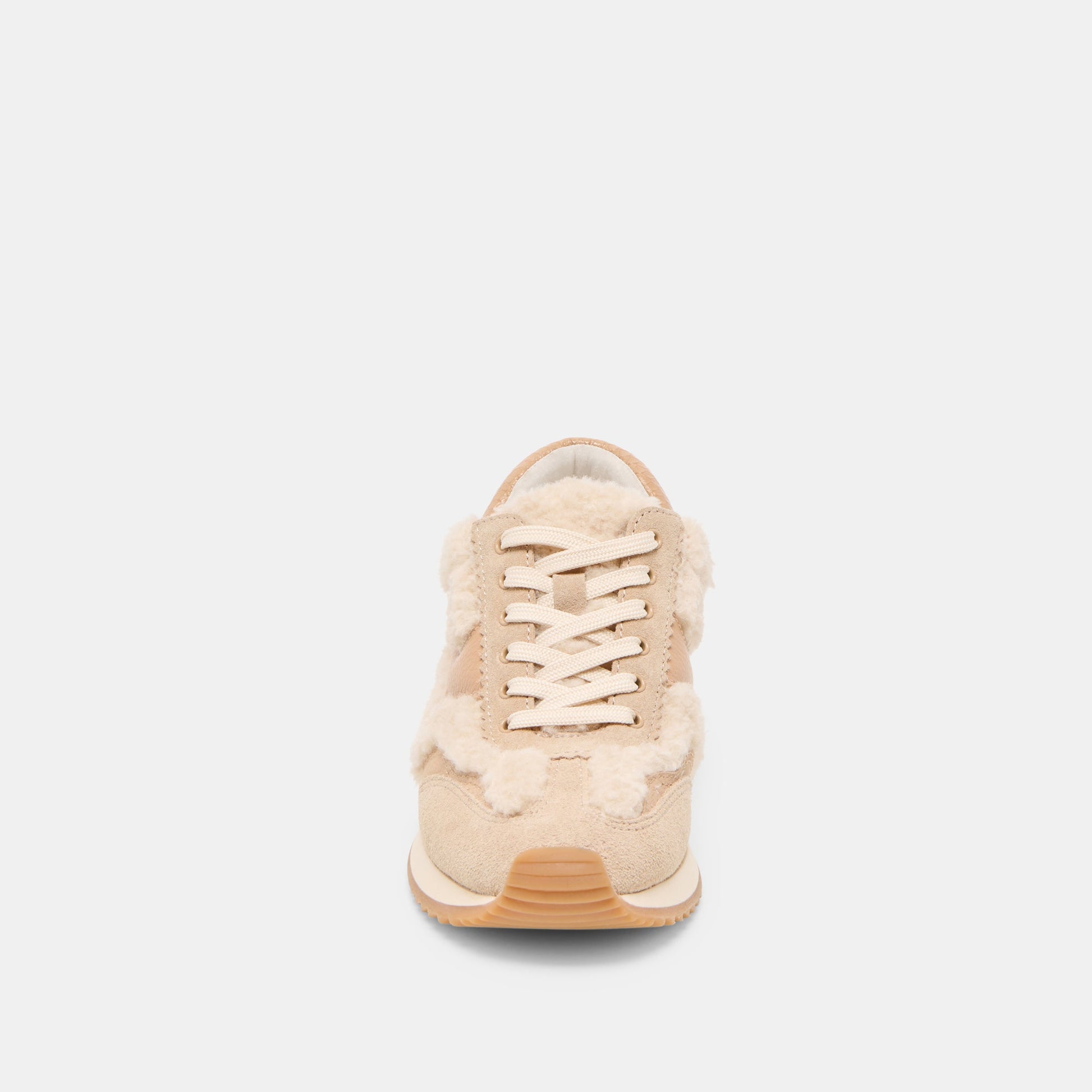 B.NTCD Plush Natural Plush Sneakers