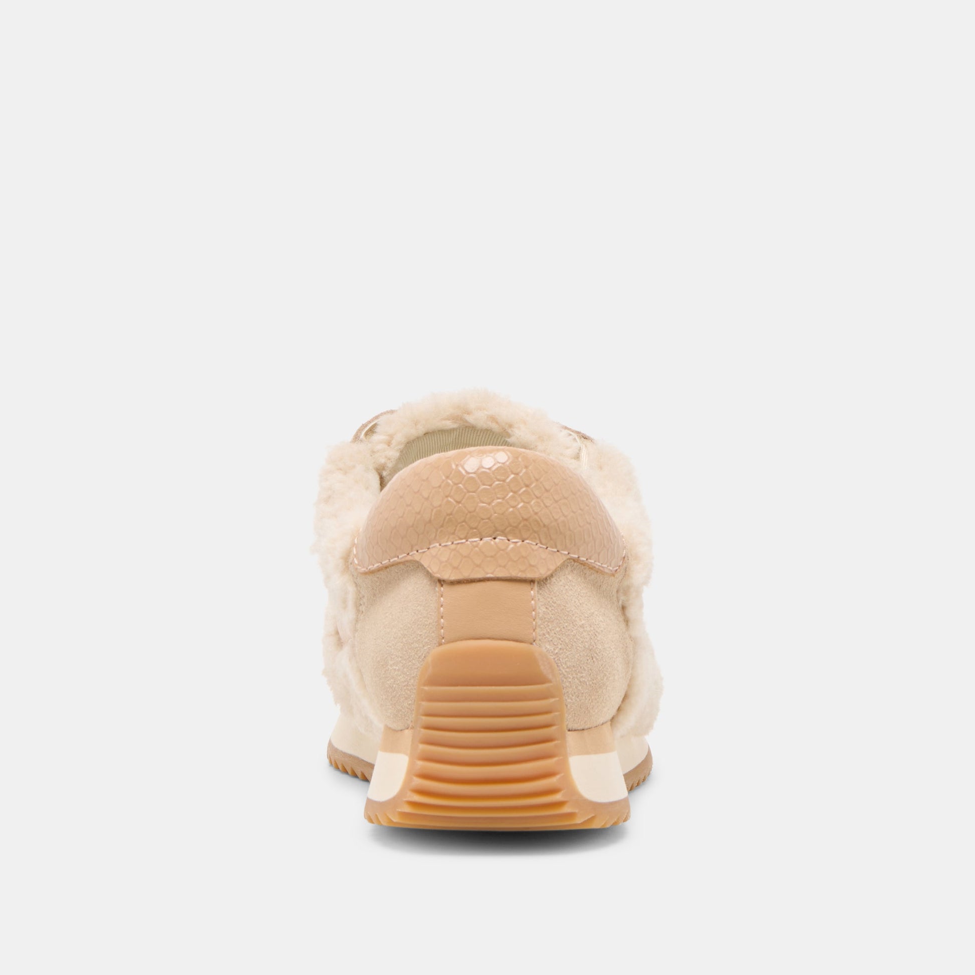 B.NTCD Plush Natural Plush Sneakers