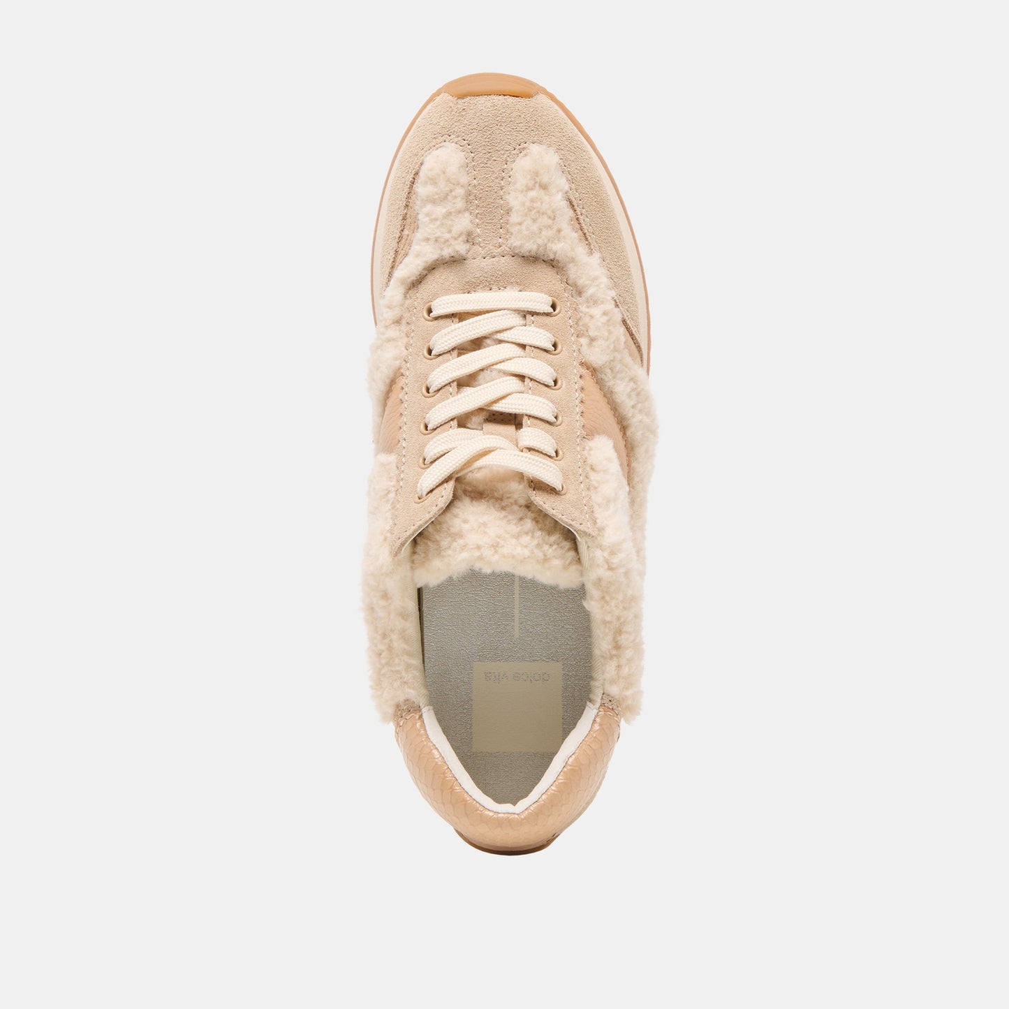 B.NTCD Plush Natural Plush Sneakers
