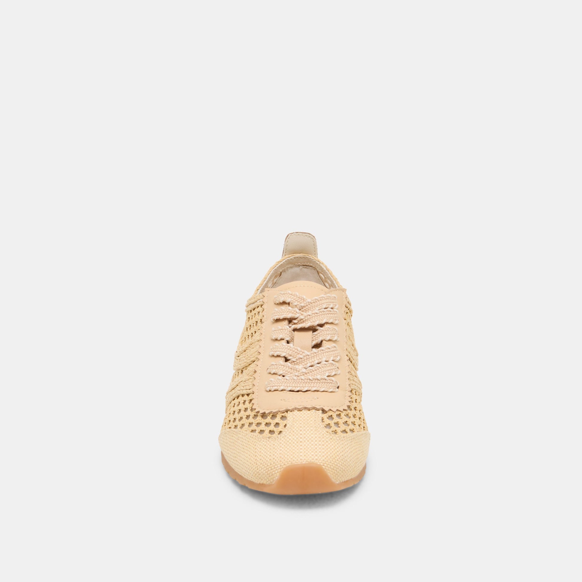 Dream Lt Natural Woven Raffia Sneakers